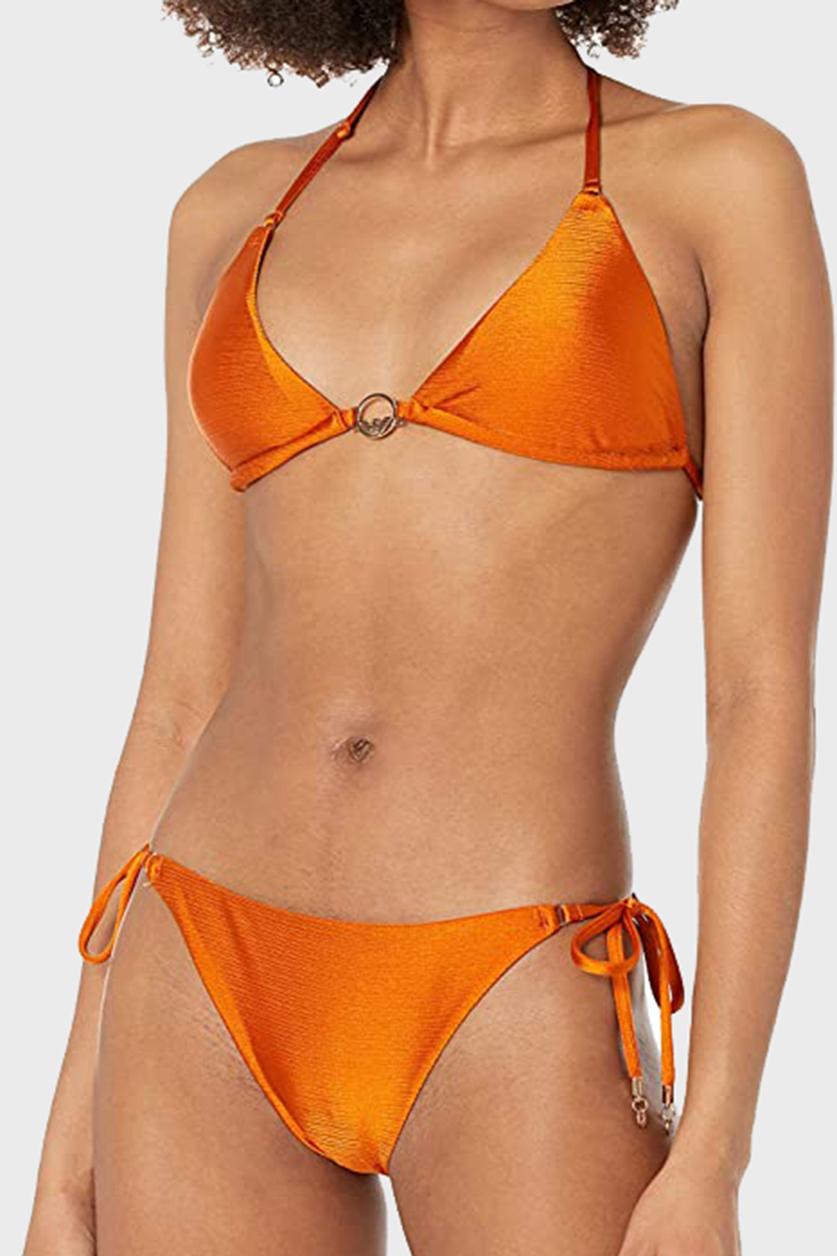 Emporio Armani Logolu 2li Üçgen Kadın Bikini S 262706 2R348 00163 Tarçın