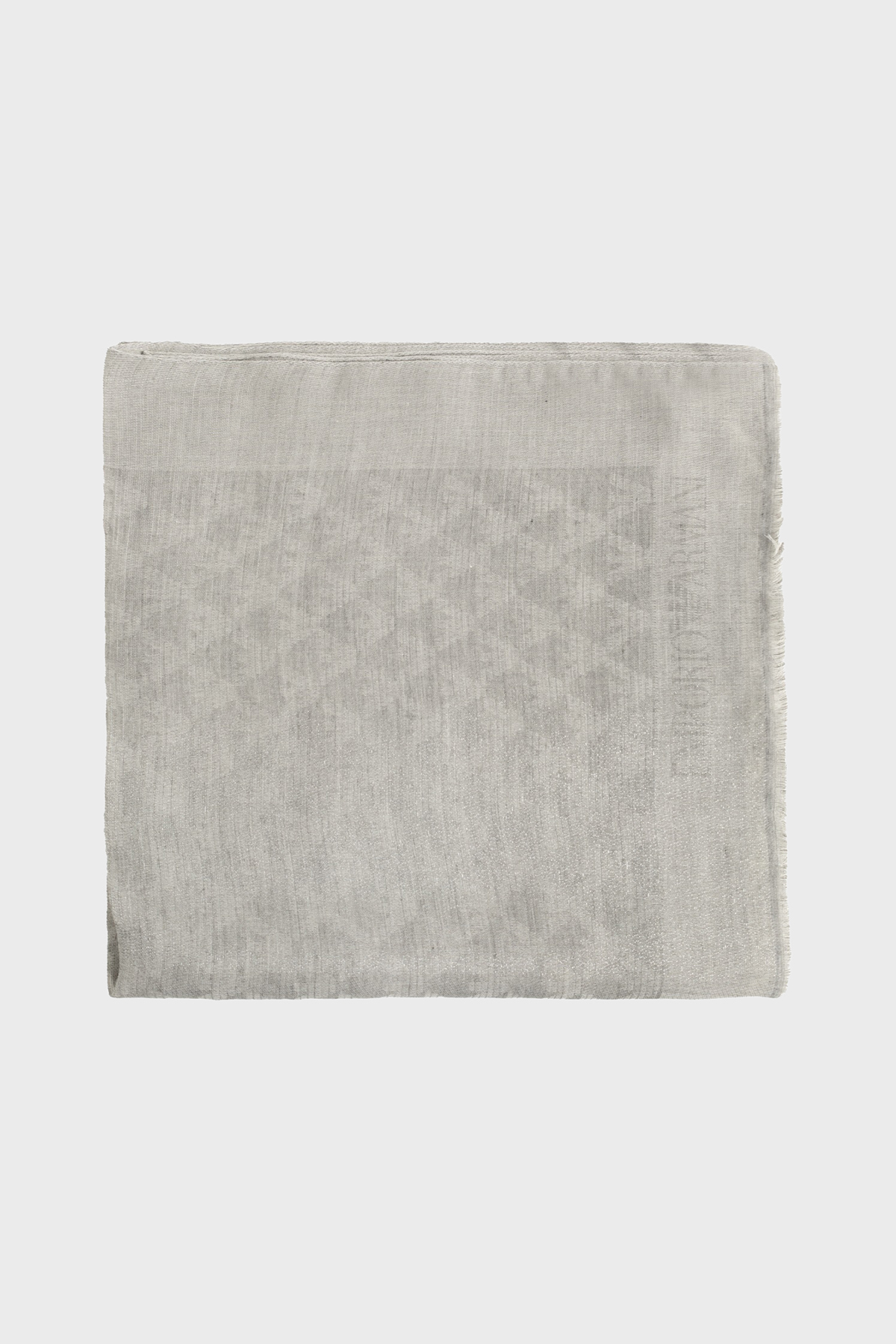 Emporio Armani Logolu 72 x 181 cm Kadın Şal EW004587 AF25423 F8248 GRİ