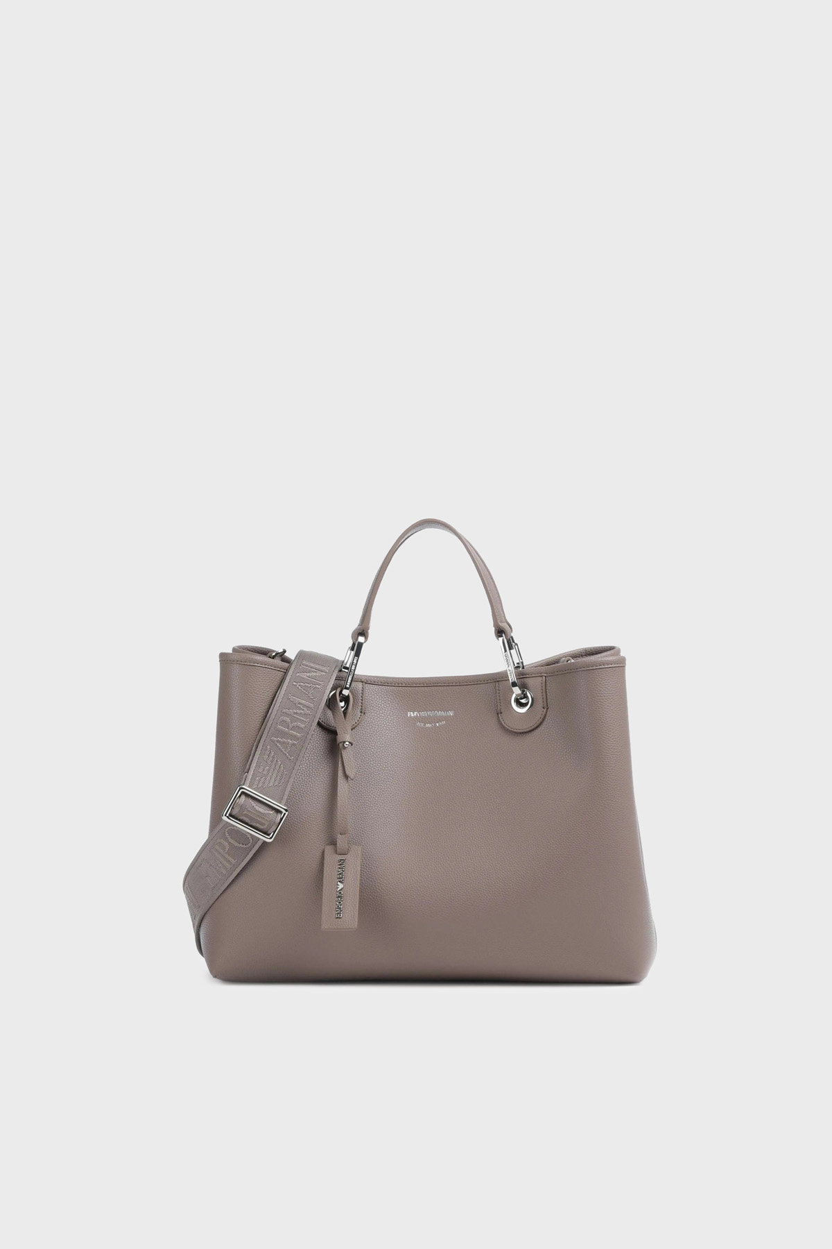 Emporio Armani Logolu Ayarlanabilir Askılı Kadın Çanta EW000360 AF12036 M1057 BEJ
