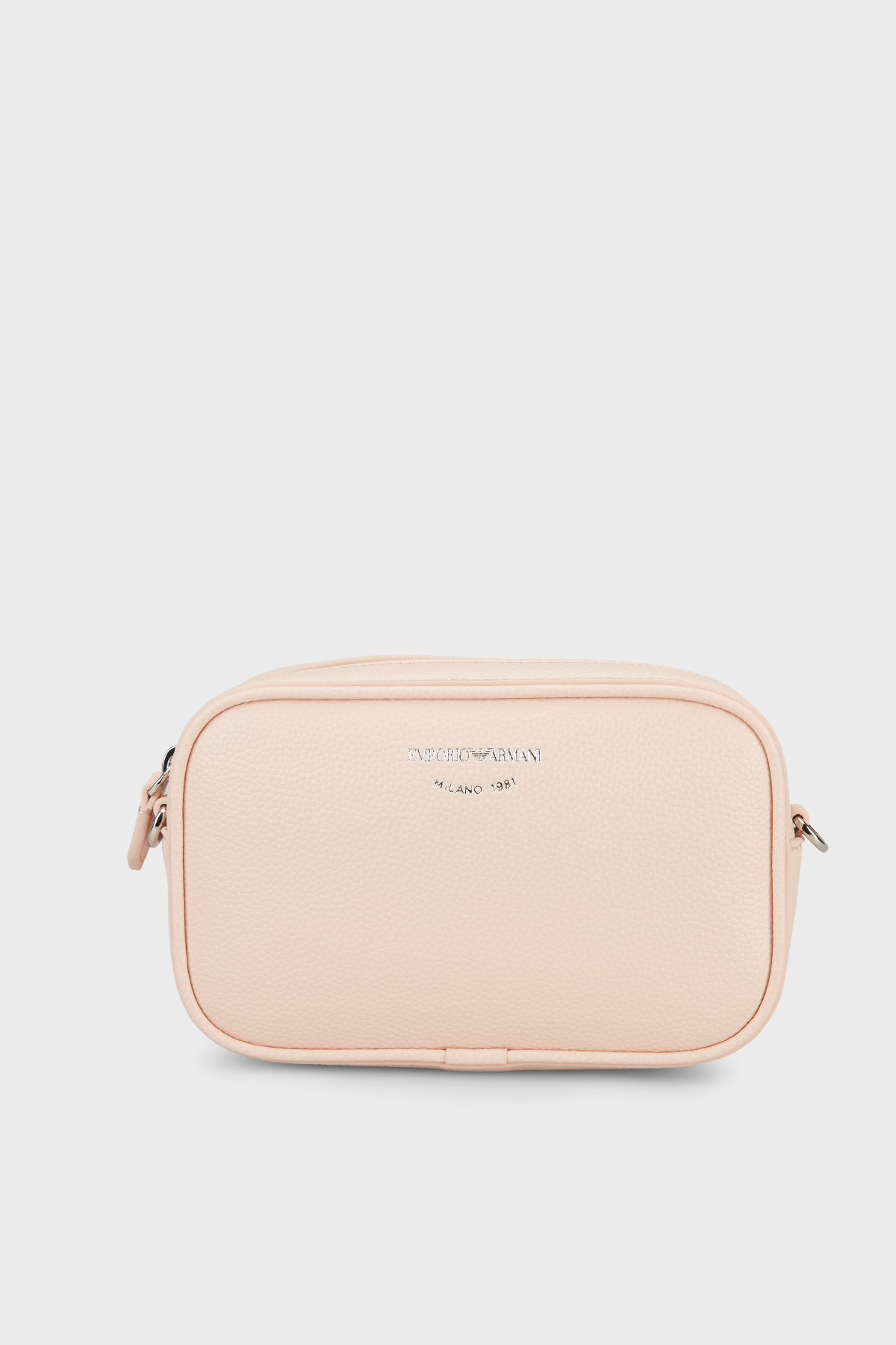 Emporio Armani Logolu Ayarlanabilir Omuz Askılı Kadın Çanta EW000537 AF12036 M1332 PUDRA
