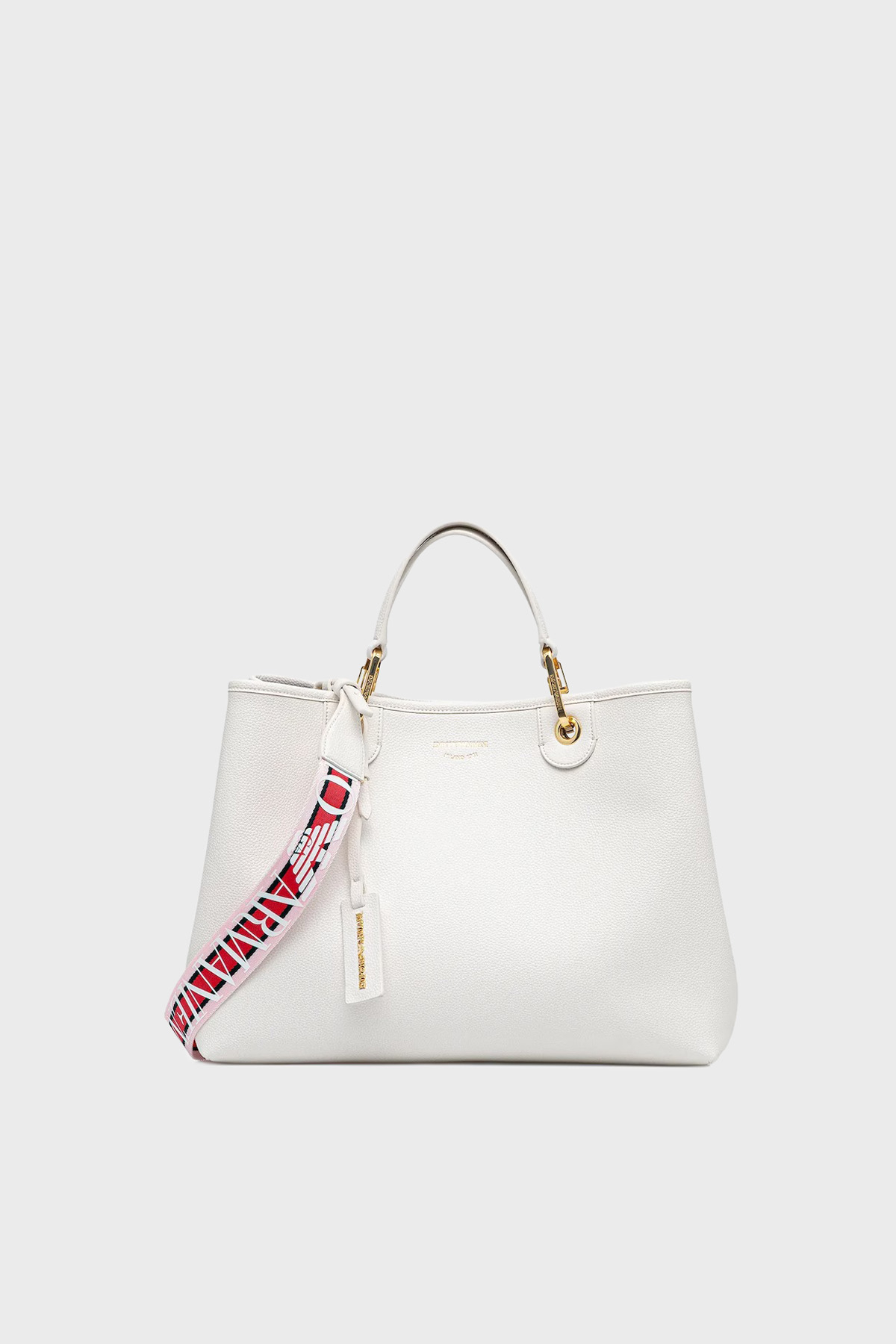 Emporio Armani Logolu Çıkarılabilir Askılı Kadın Çanta EW000360 AF12103 M0034 BEYAZ