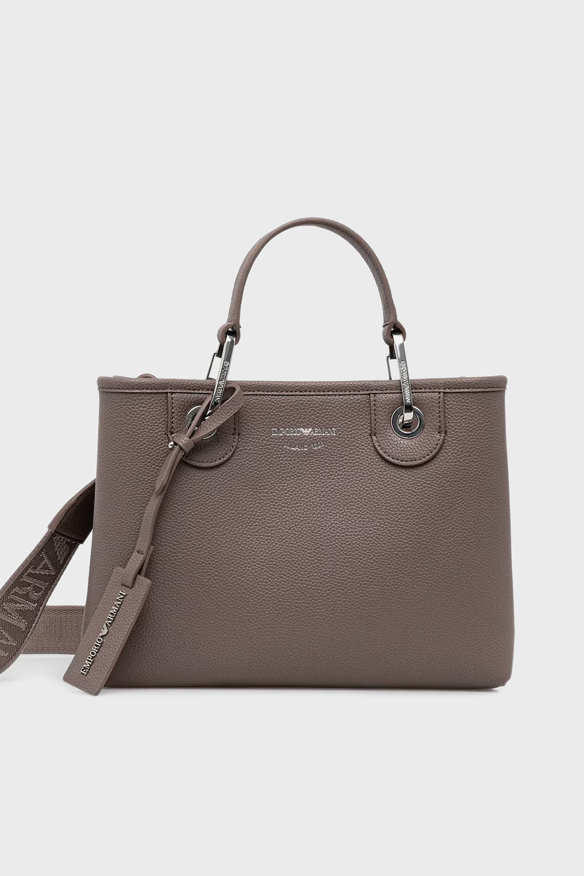 Emporio Armani Logolu Çıkarılabilir Askılı Kadın Çanta EW000361 AF12036 M1057 KAHVE
