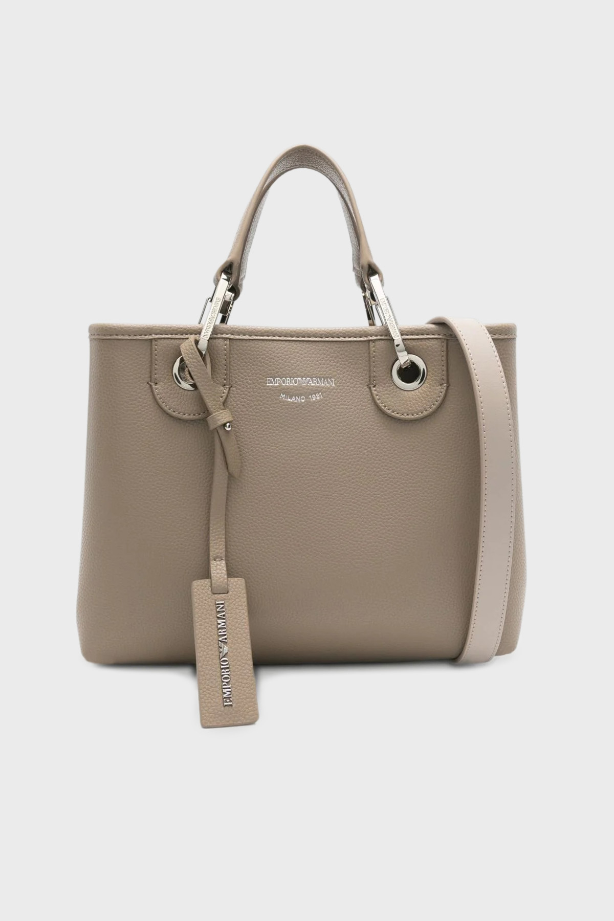 Emporio Armani Logolu Çıkarılabilir Askılı Kadın Çanta EW000361 AF12036 M1286 BEJ