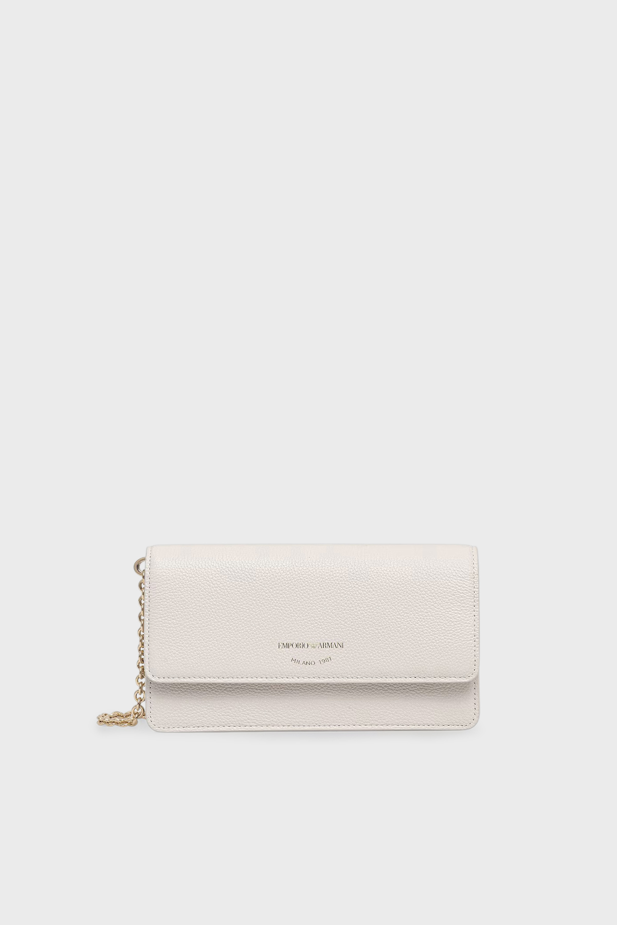 Emporio Armani Logolu Çıkarılabilir Zincir Askılı Mini Kadın Çanta EW003036 AF19568 U1060 EKRU