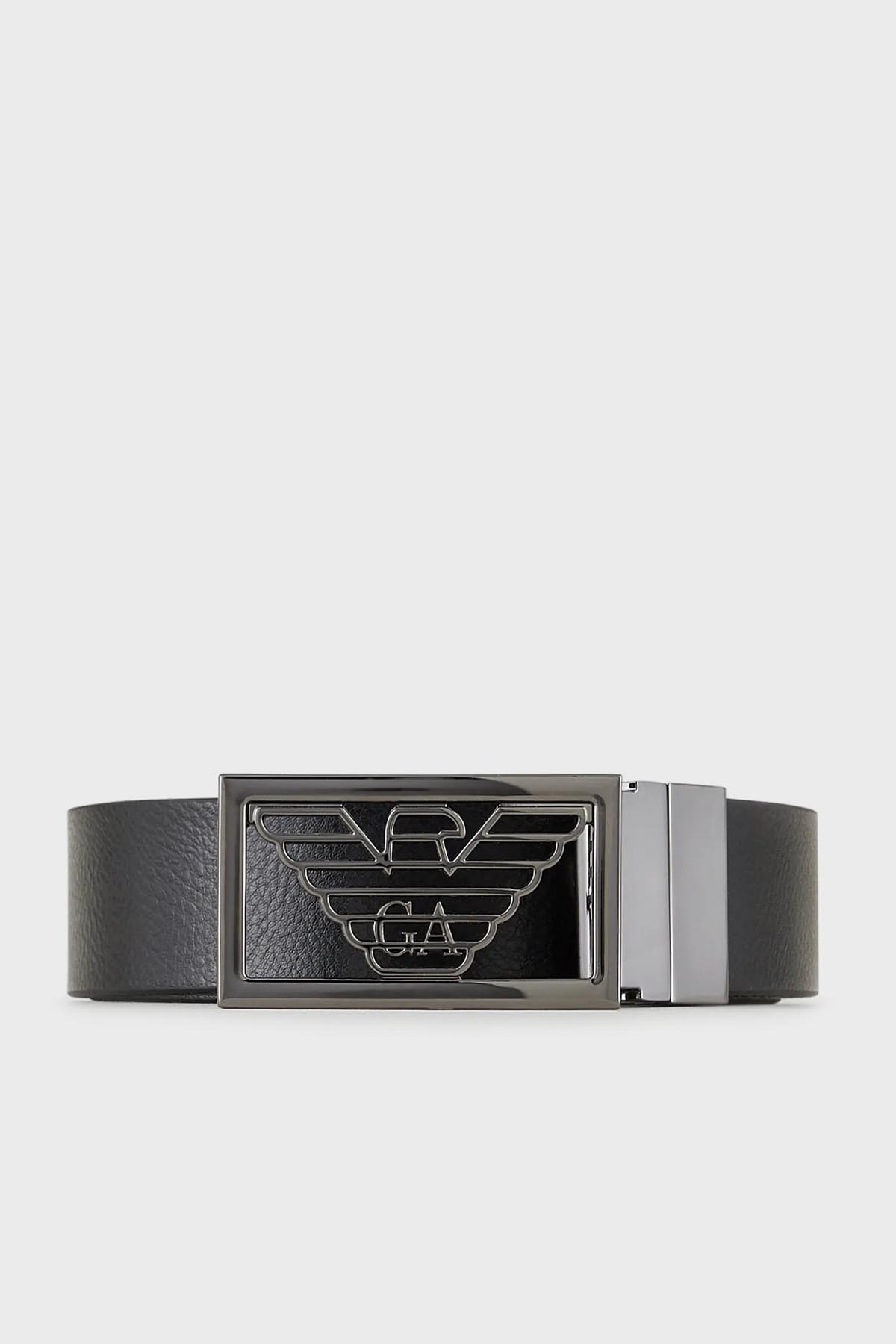 Emporio Armani Logolu Deri Erkek Kemer Y4S507 Y134J 88244 SİYAH