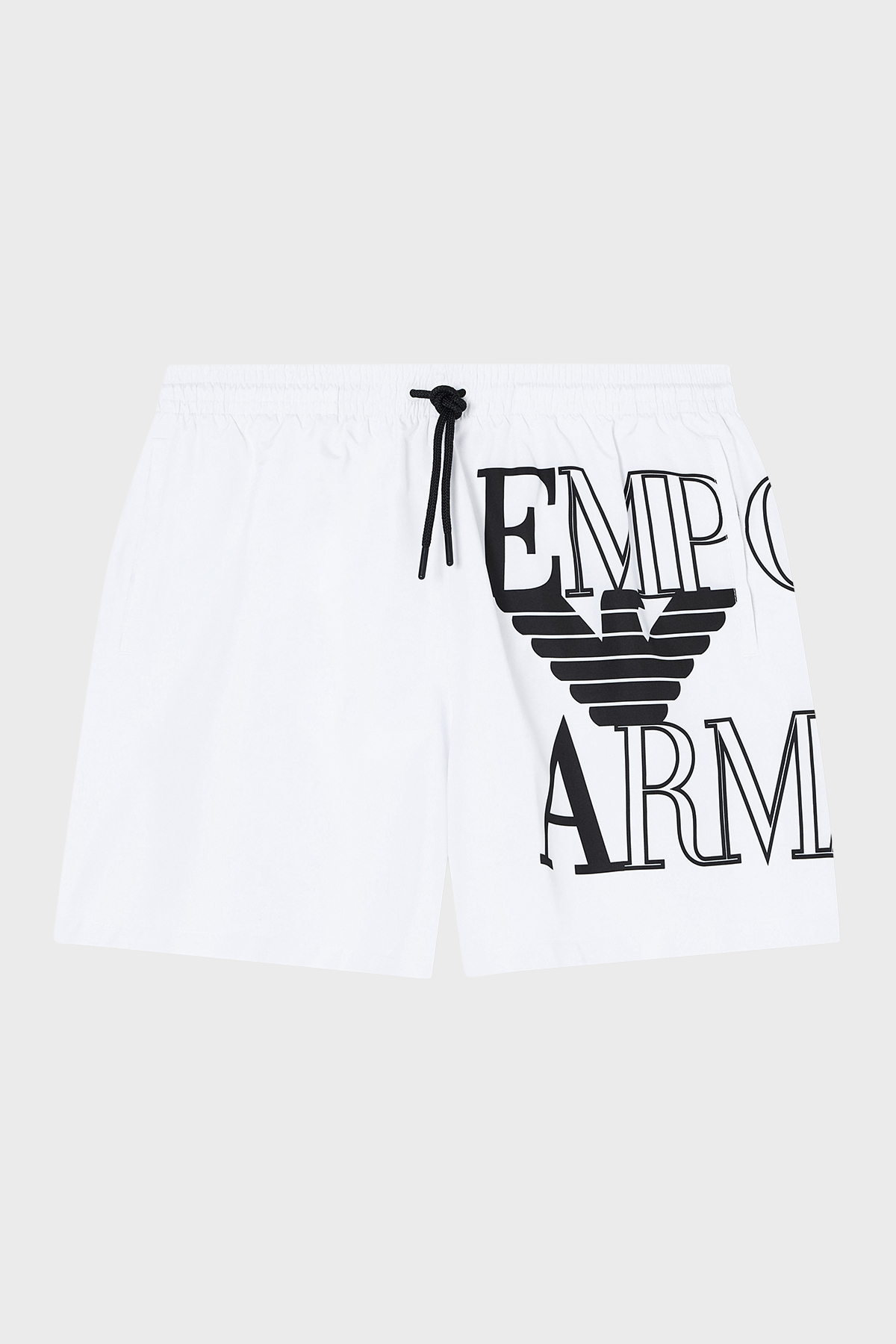 Emporio Armani Logolu Erkek Mayo Short EM000583 AF20434 U0002 BEYAZ