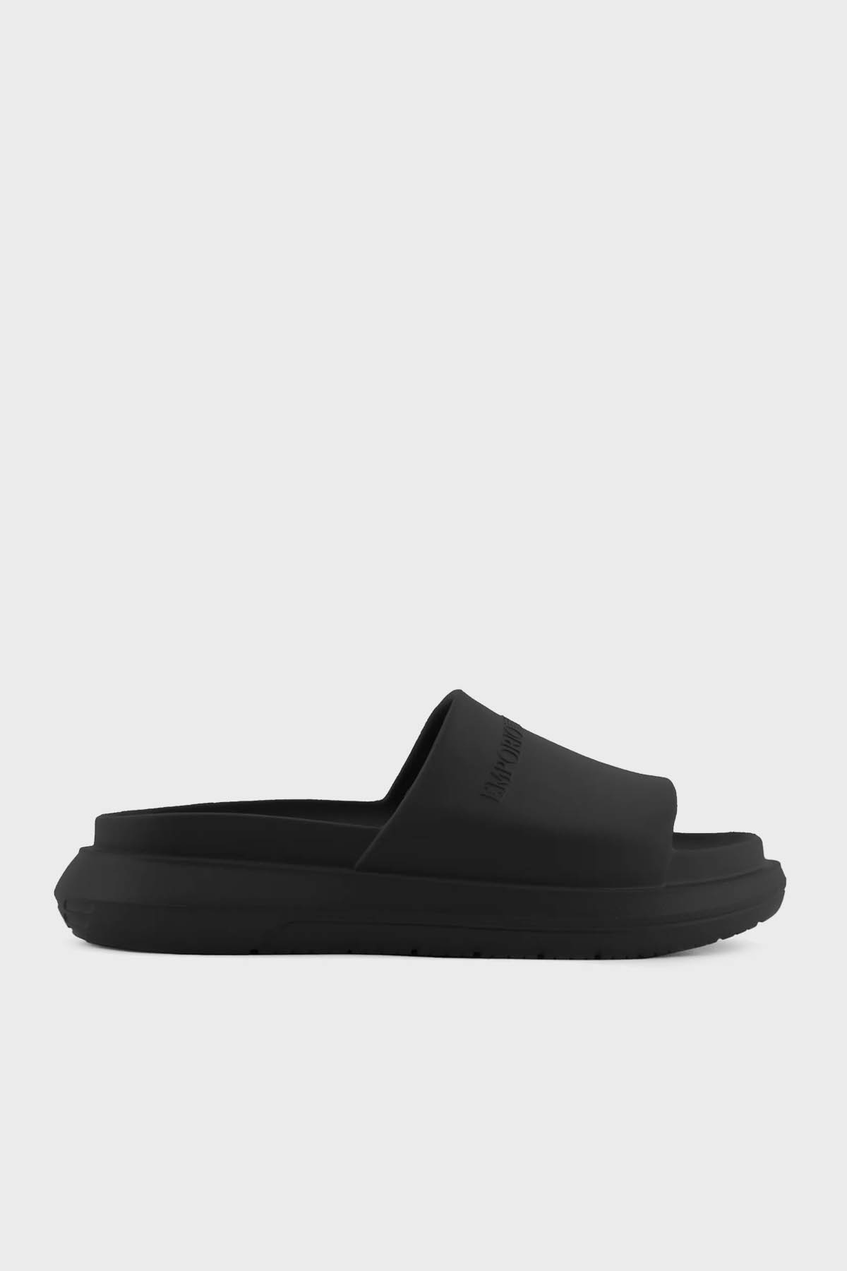 Emporio Armani Logolu Erkek Terlik X4P134 XD405 00002 SİYAH