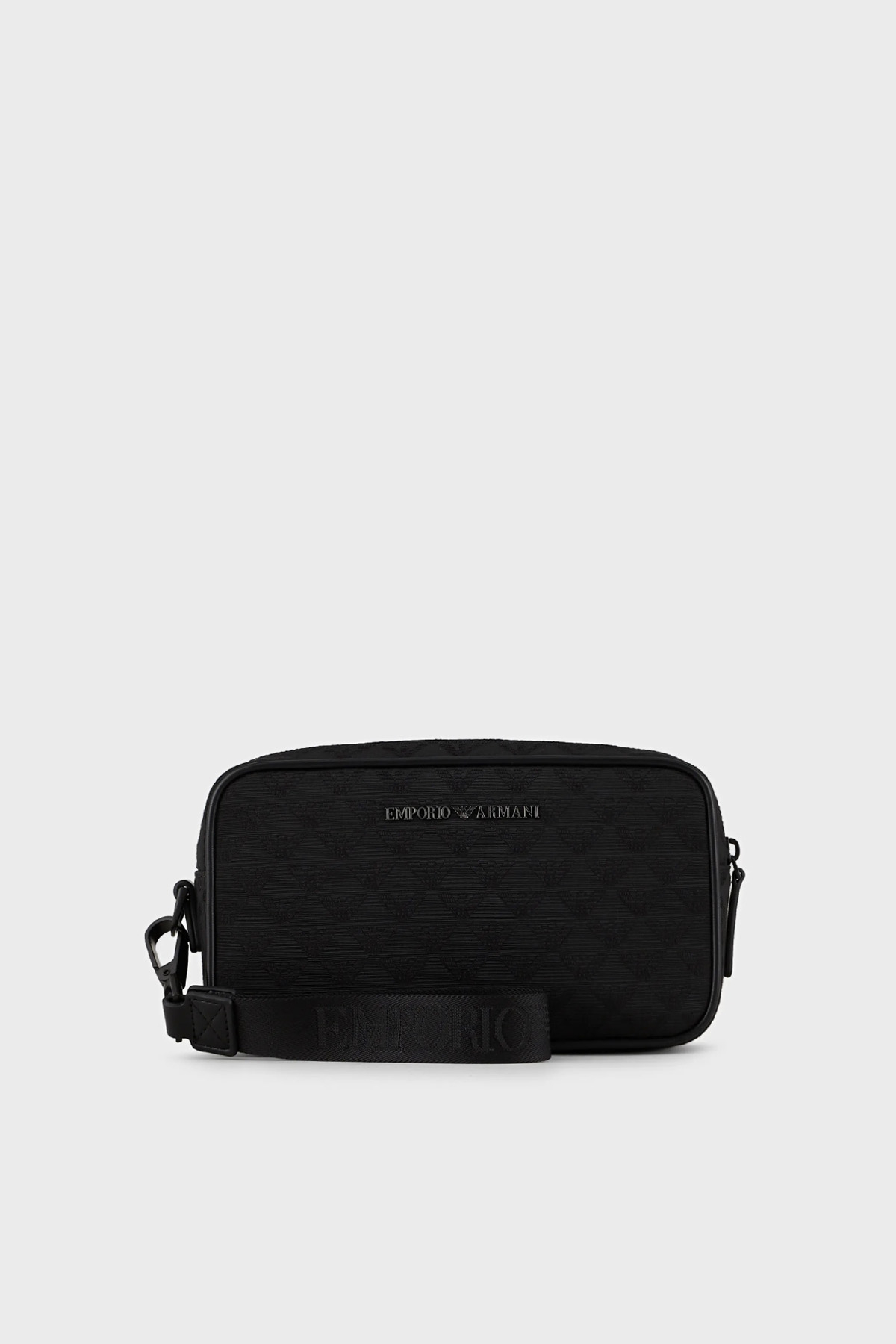 Emporio Armani Logolu Fermuarlı Erkek Çanta Y4R356 Y022V 81336 SİYAH