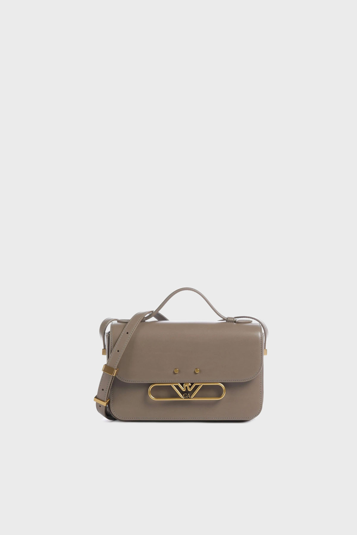 Emporio Armani Logolu Hakiki Deri Ayarlanabilir Askılı Kadın Çanta EW001484 AF14786 U6192 BEJ
