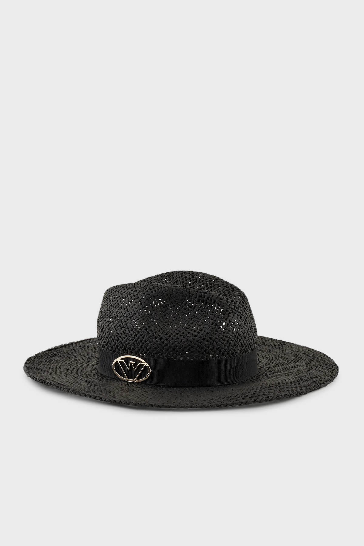 Emporio Armani Logolu Hasır Kadın Şapka 637351 4R509 00020 SİYAH