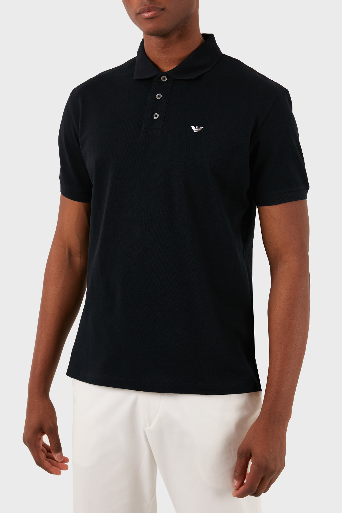 Emporio Armani Logolu Pamuklu Regular Fit Erkek Polo Yaka T Shirt 8N1FQ2 1JTKZ 0920 LACİVERT