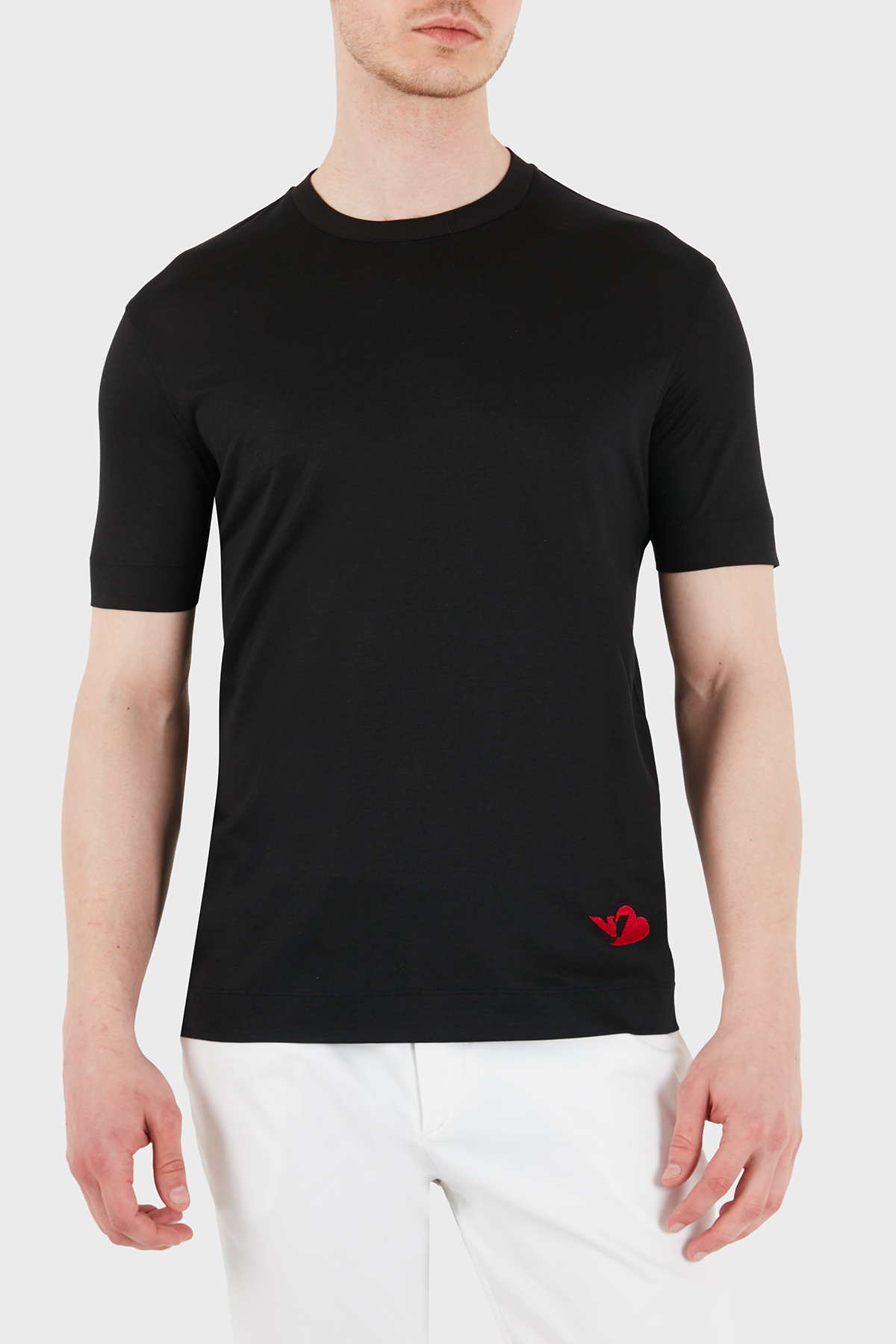 Emporio Armani Logolu Regular Fit Bisiklet Yaka Erkek T Shirt EM005243 AF13747 UC001 SİYAH