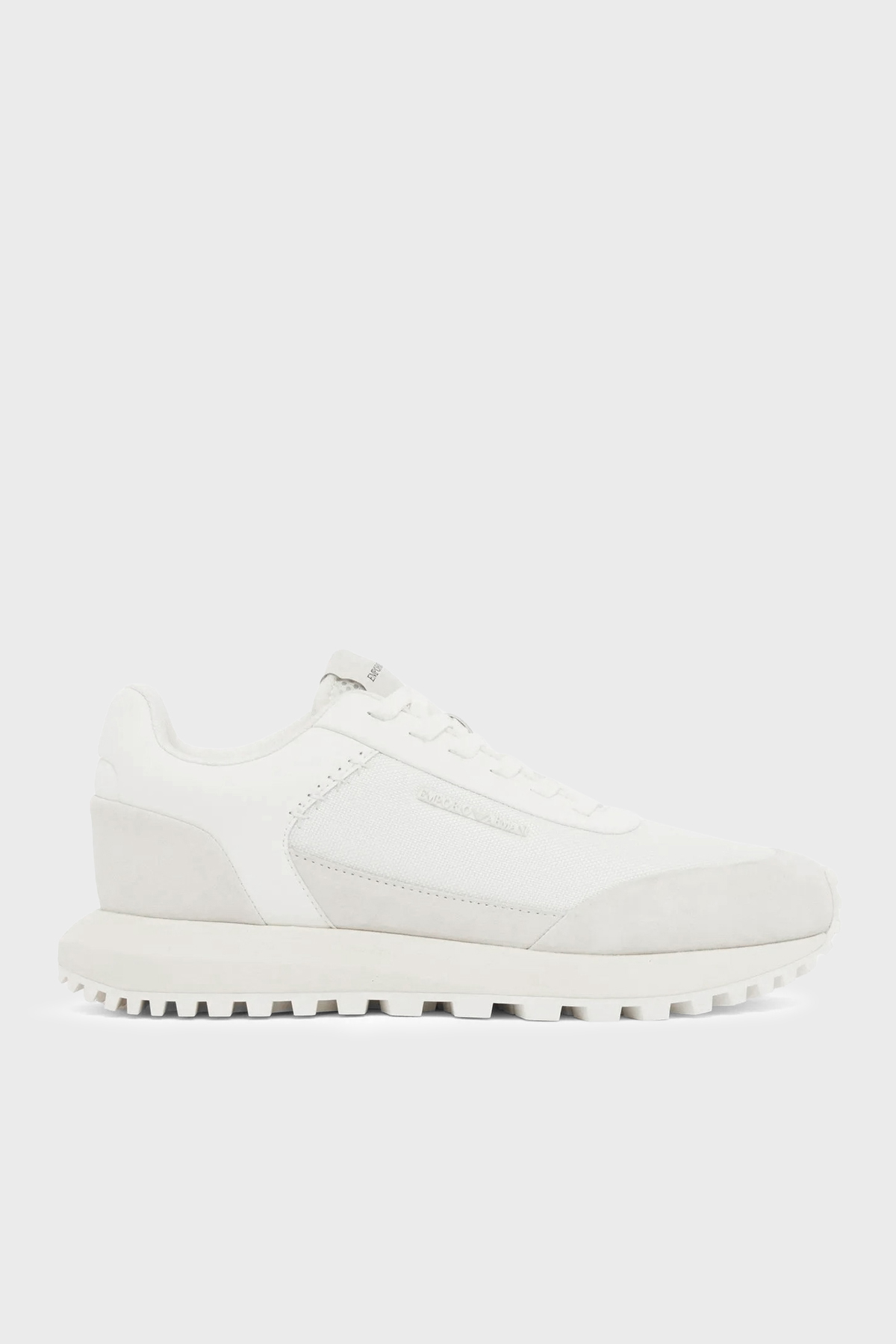 Emporio Armani Logolu Sneaker Erkek Ayakkabı EM004839 AF24321 M0360 BEYAZ