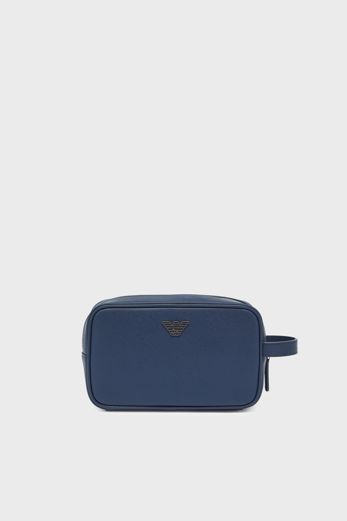 Emporio Armani Logolu Tek Saplı Erkek Çanta EM002829 AF13666 UB107 LACİVERT