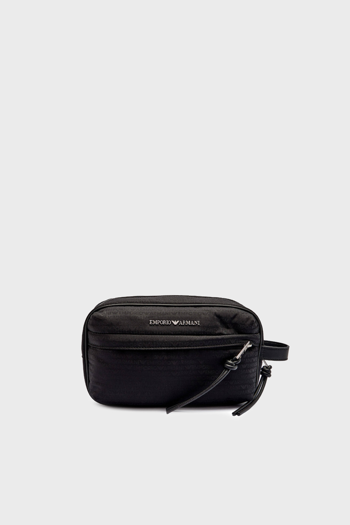 Emporio Armani Logolu Tek Saplı Erkek Çanta EM004160 AF14637 UC001 SİYAH