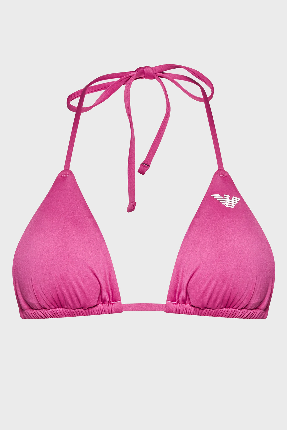 Emporio Armani Logolu Üçgen Kadın Bikini Üstü S 262421 2R300 05873 PEMBE