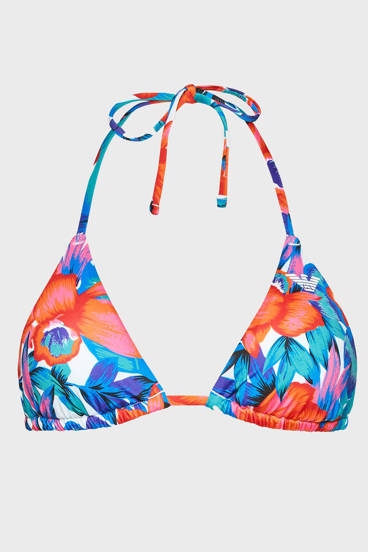 Emporio Armani Logolu Üçgen Kadın Bikini Üstü S 262421 2R300 75810 FUŞYA