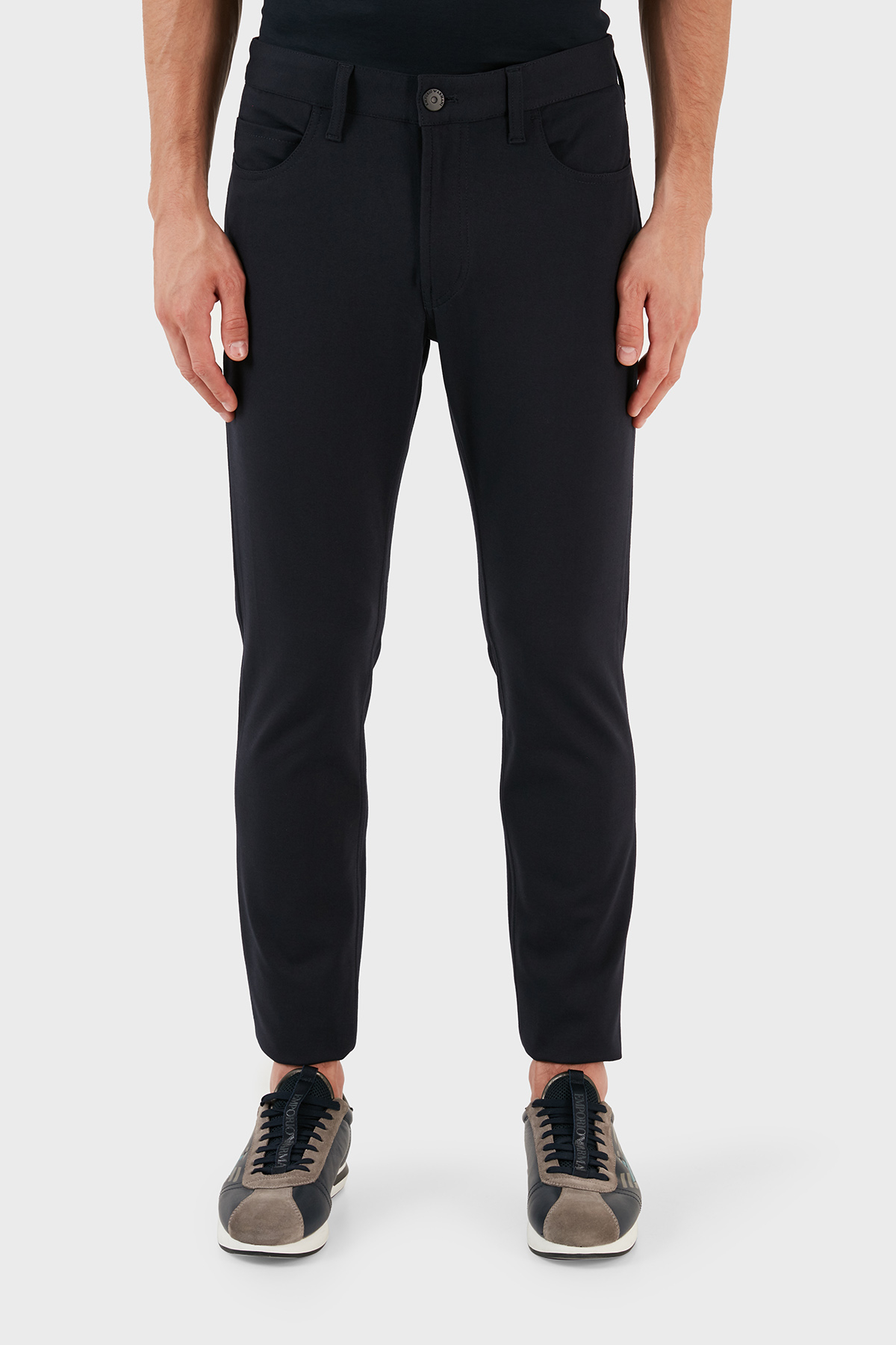 Emporio Armani Normal Bel Slim Fit Cepli Erkek Pantolon H41PJ5 E1613 922 LACİVERT
