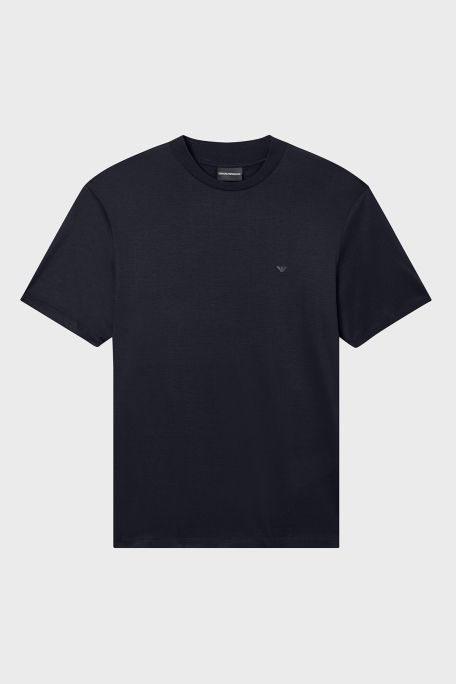 Emporio Armani Pamuk Karışımlı Regular Fit Bisiklet Yaka Erkek T