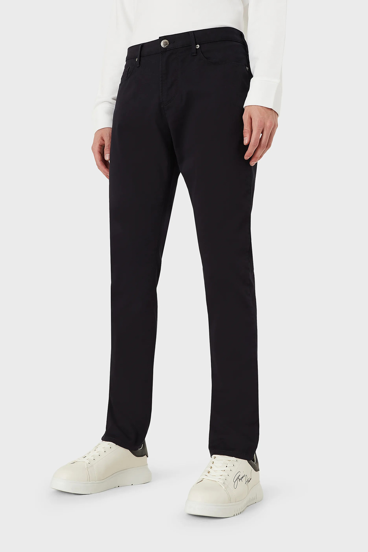 Emporio Armani Pamuklu Cepli Slim Fit Jeans Erkek Kot Pantolon 8N1J06 1GN0Z 0920 LACİVERT