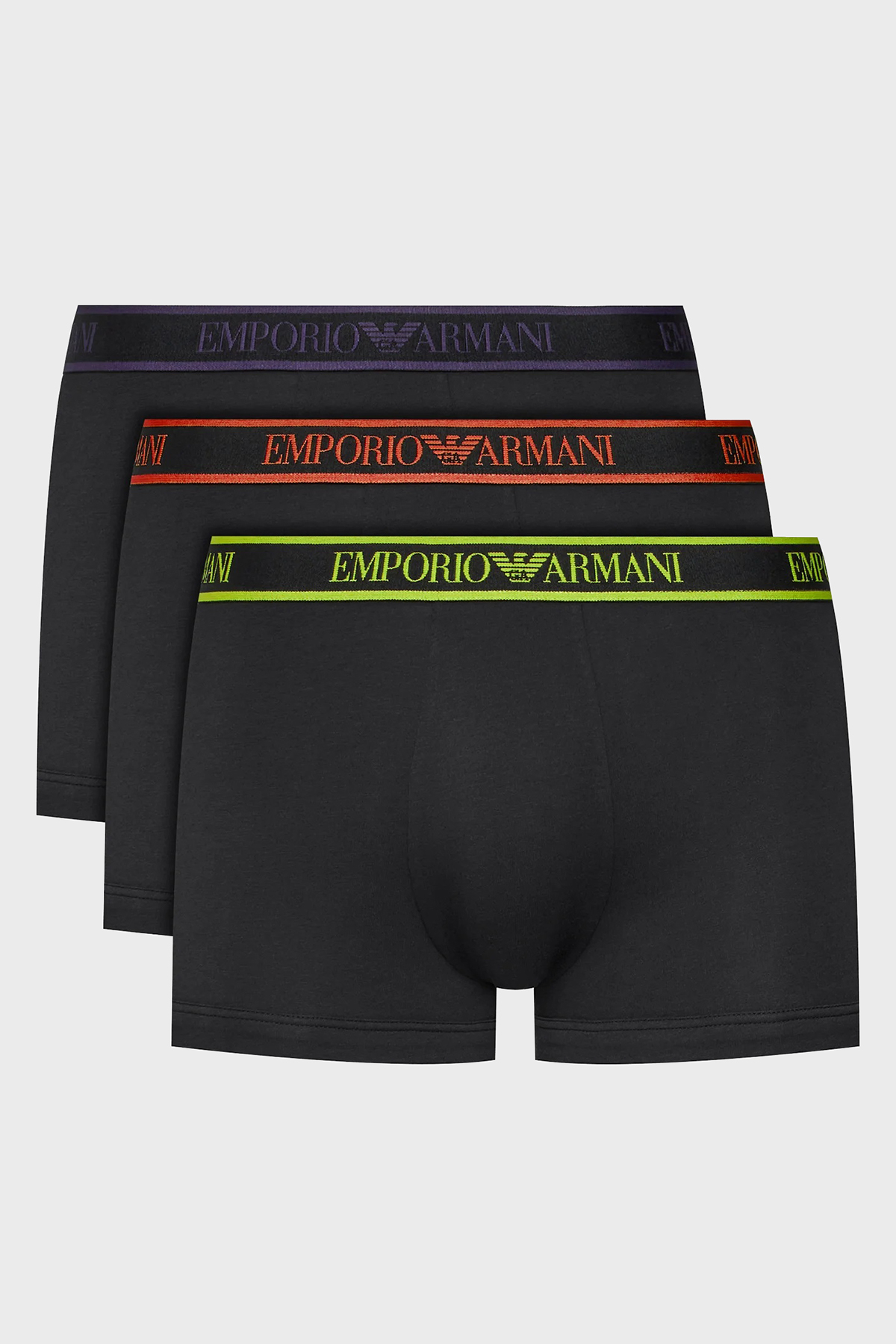 Emporio Armani Pamuklu Esnek 3 Pack Erkek Boxer 111357 3F717 29821 SİYAH