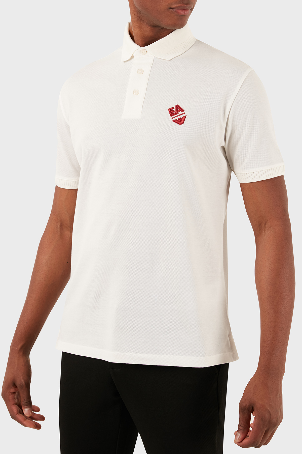 Emporio Armani Pamuklu Regular Fit Erkek Polo Yaka T Shirt 3D1FE6 1JTKZ 0101 BEYAZ