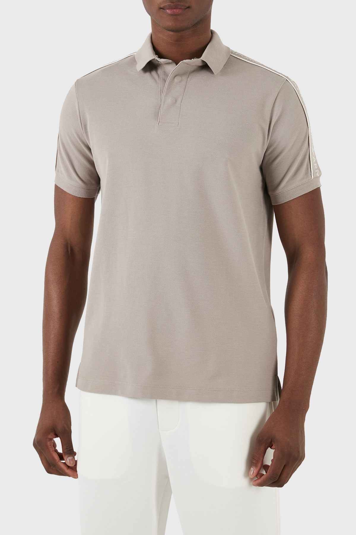 Emporio Armani Pamuklu Regular Fit Erkek Polo Yaka T Shirt 3D1FM3 1JCYZ 0650 BEJ