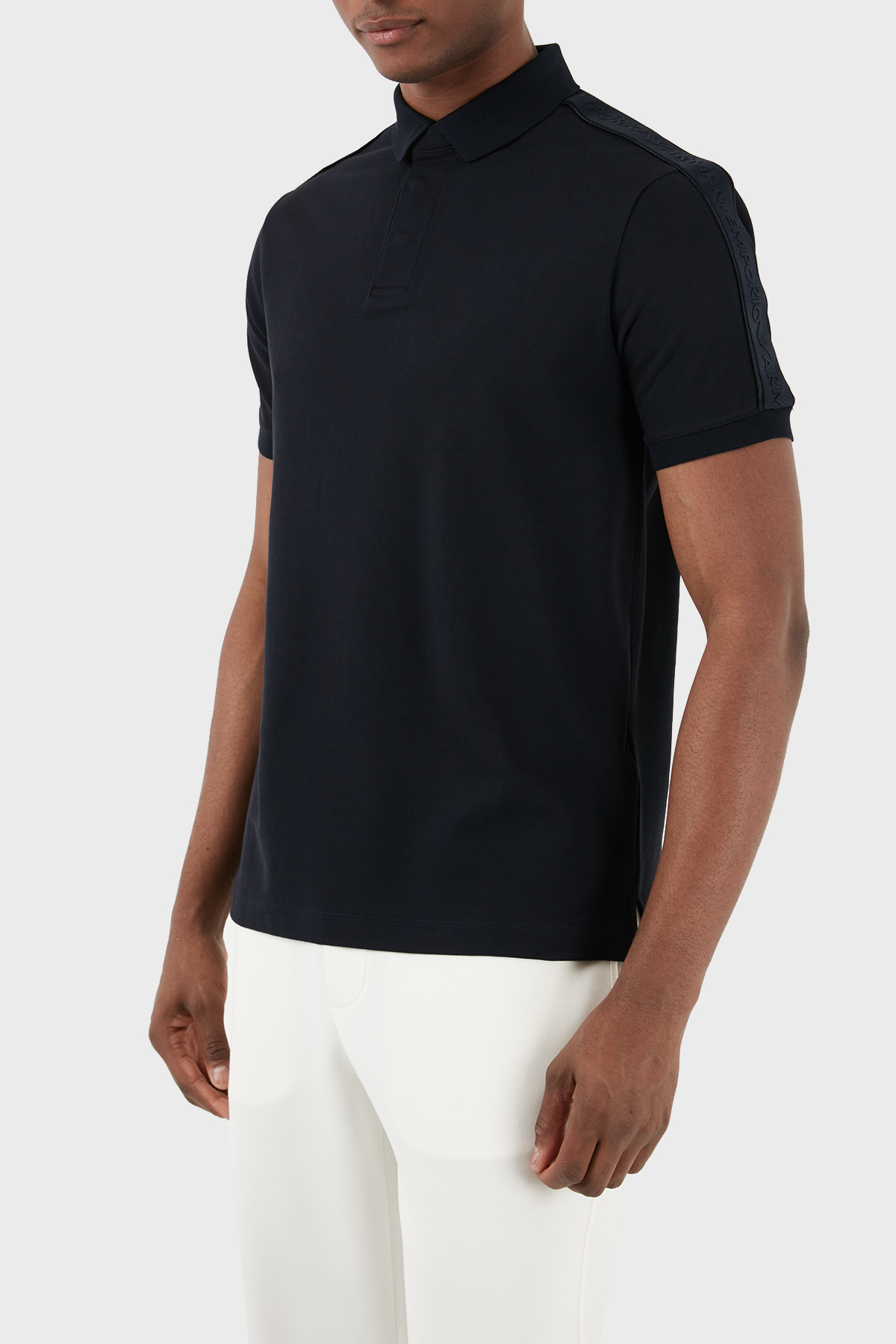 Emporio Armani Pamuklu Regular Fit Erkek Polo Yaka T Shirt 3D1FM3 1JCYZ 0920 LACİVERT