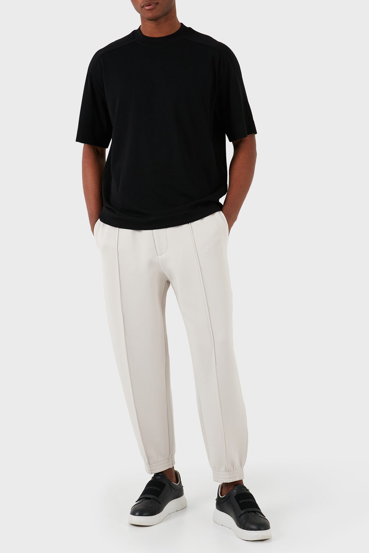 Emporio Armani Pamuklu Regular Fit Jogger Erkek Pantolon 3D1P75 1JHSZ 0646 GRİ