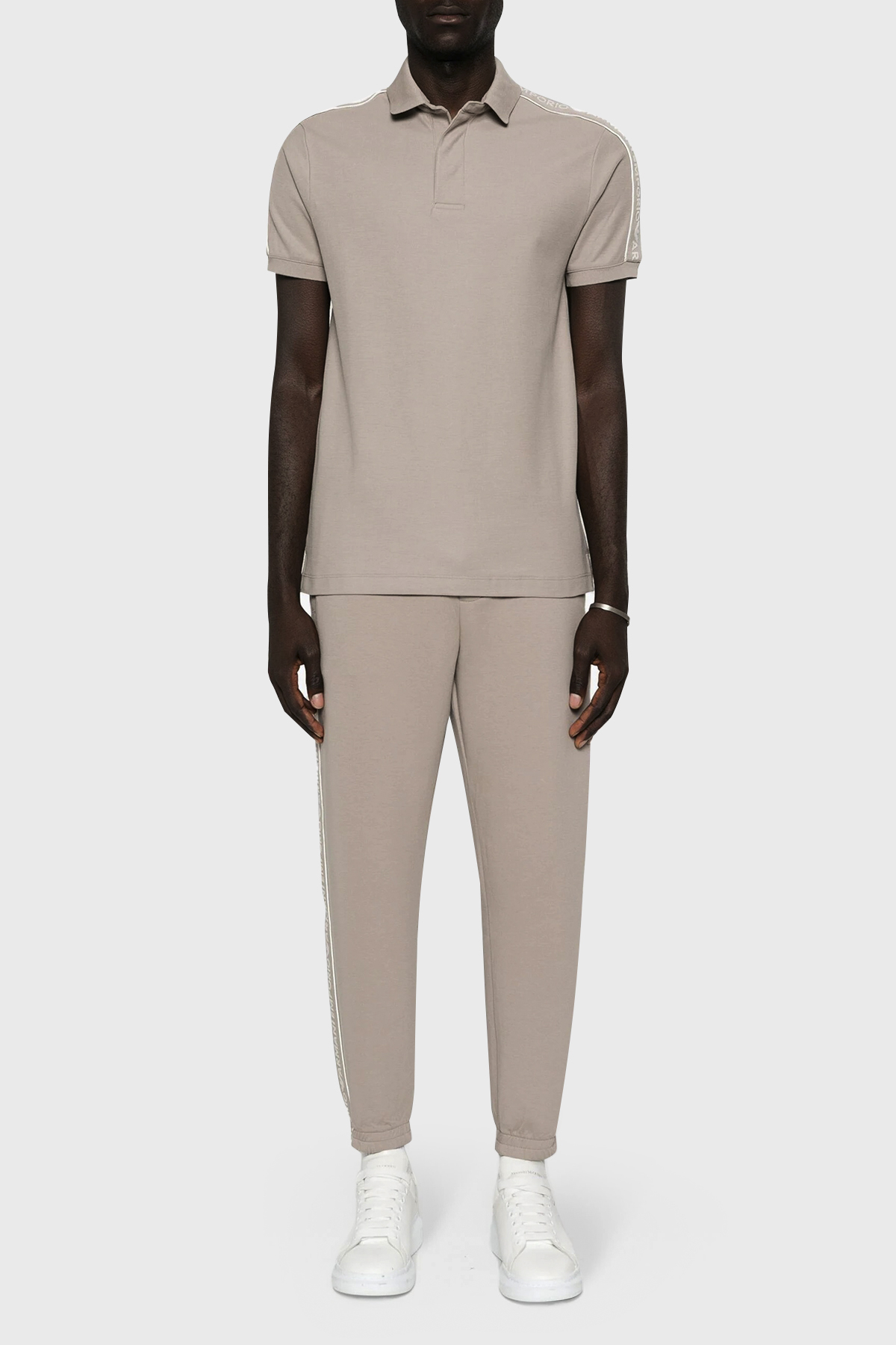 Emporio Armani Pamuklu Regular Fit Jogger Spor Erkek Pantolon 3D1P68 1JHSZ 0650 BEJ