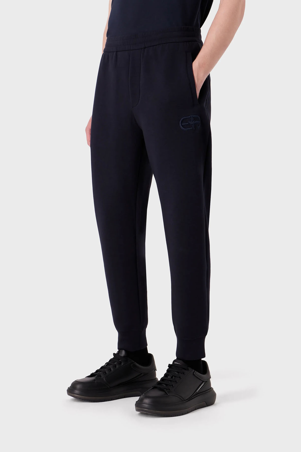 Emporio Armani Pamuklu Regular Fit Jogger Spor Erkek Pantolon 8N1PT0 1JHSZ 0920 LACİVERT