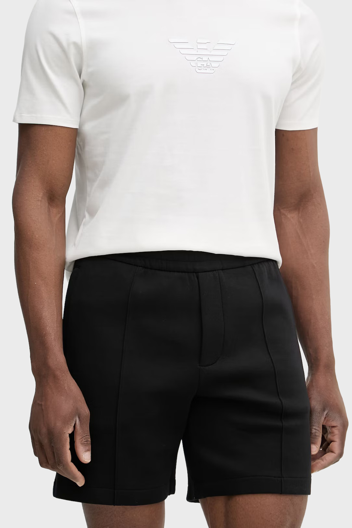 Emporio Armani Pamuklu Regular Fit Logolu Normal Bel Erkek Short EM004544 AF10013 UC001 SİYAH