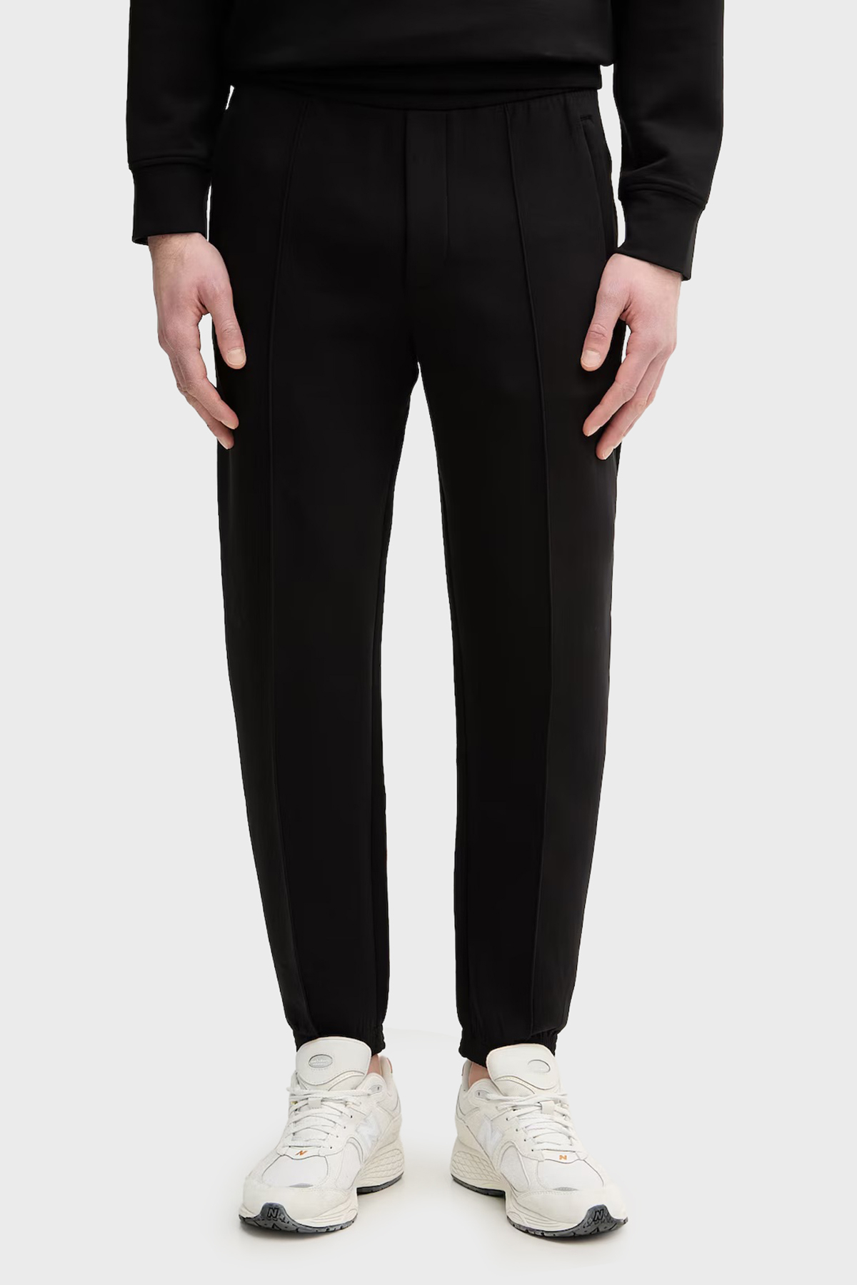 Emporio Armani Pamuklu Regular Fit Logolu Yüksek Bel Erkek Pantolon EM004542 AF10013 UC001 SİYAH
