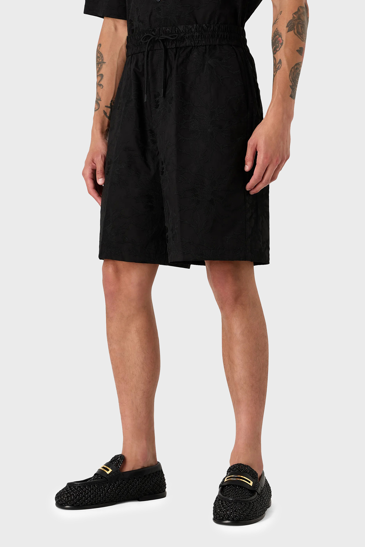 Emporio Armani Pamuklu Relaxed Fit Poplin Erkek Short 3D1PT9 1NQMZ 0999 SİYAH