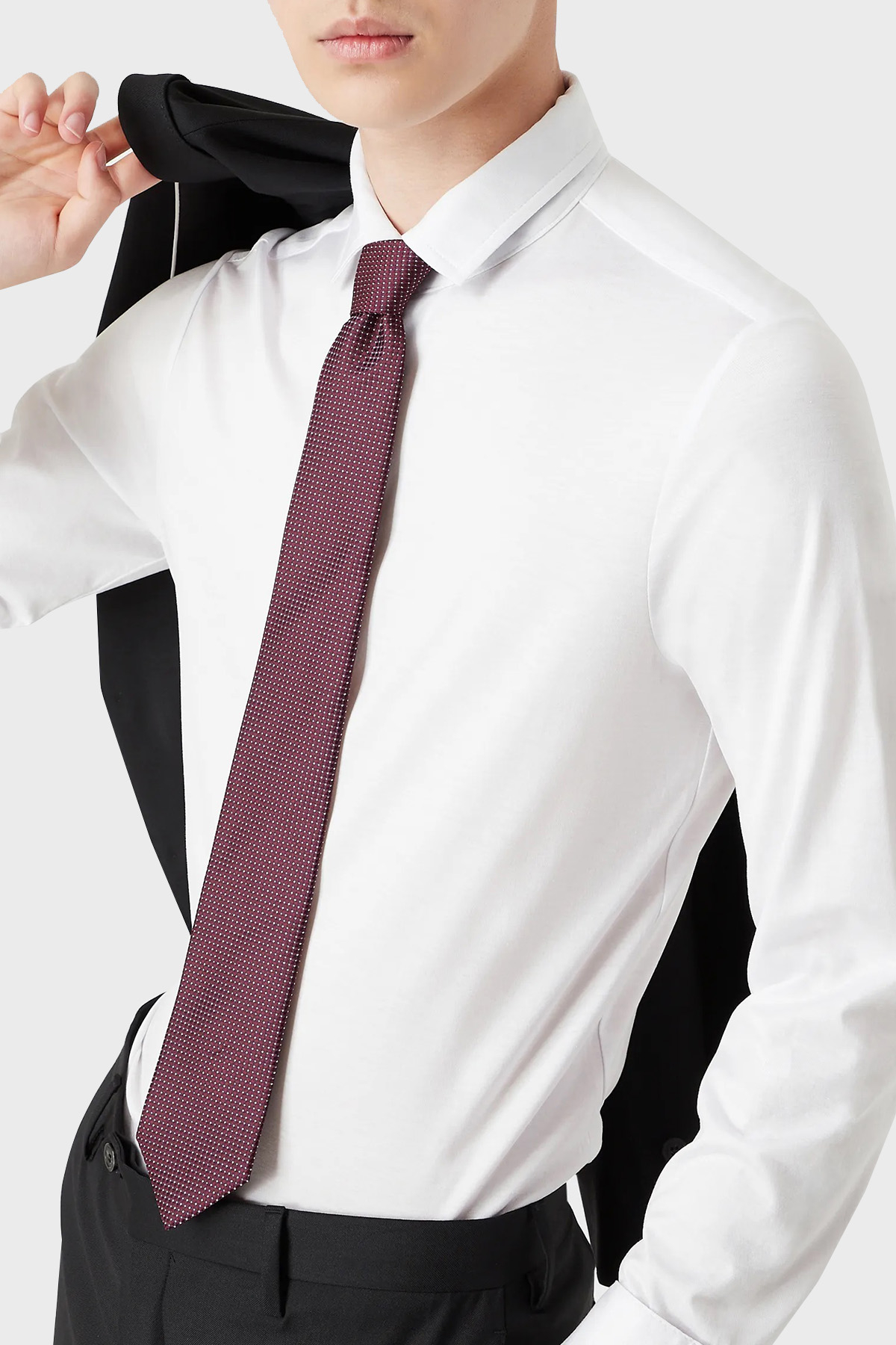 Emporio Armani Pamuklu Uzun Kol Erkek Gömlek 8N1CG1 1JUVZ 0100 BEYAZ
