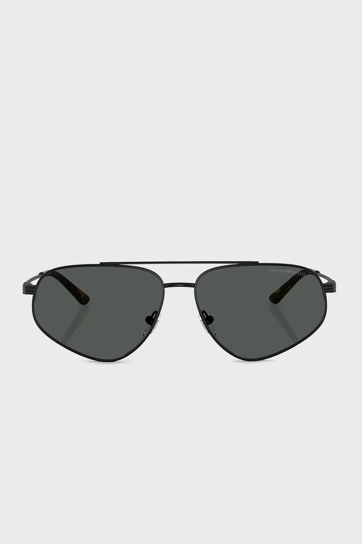 Emporio Armani Polikarbon Oval Güneş Erkek Gözlük 0EA2156 300187 59 Mat Siyah-Koyu Gri
