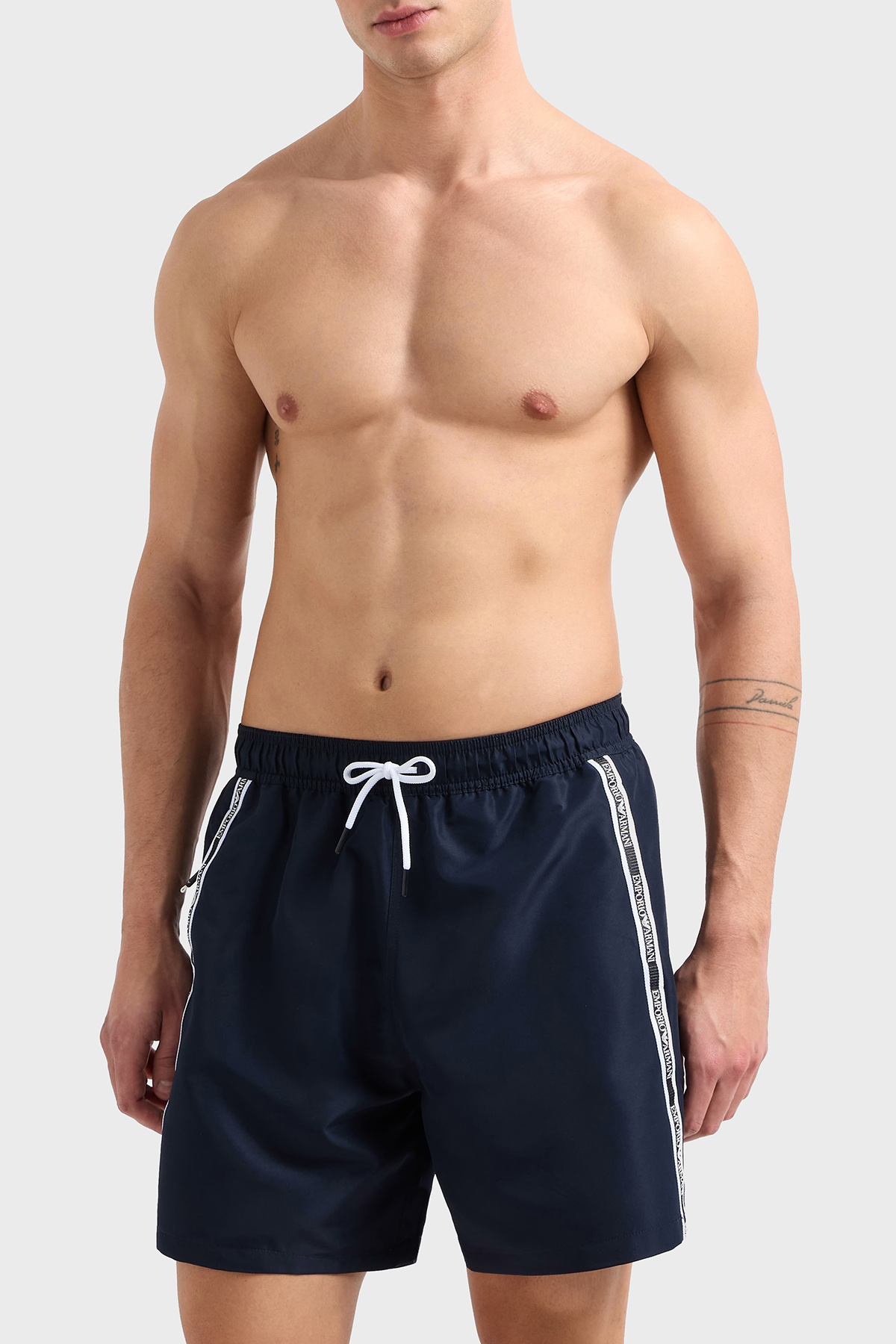 Emporio Armani Regular Fit Belden Bağlamalı Logolu Erkek Mayo Short EM001382 AF12333 UB102 LACİVERT