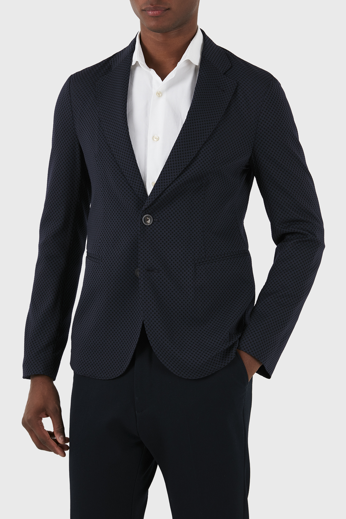 Emporio Armani Regular Fit Blazer Erkek Ceket E31G37 F1424 920 LACİVERT
