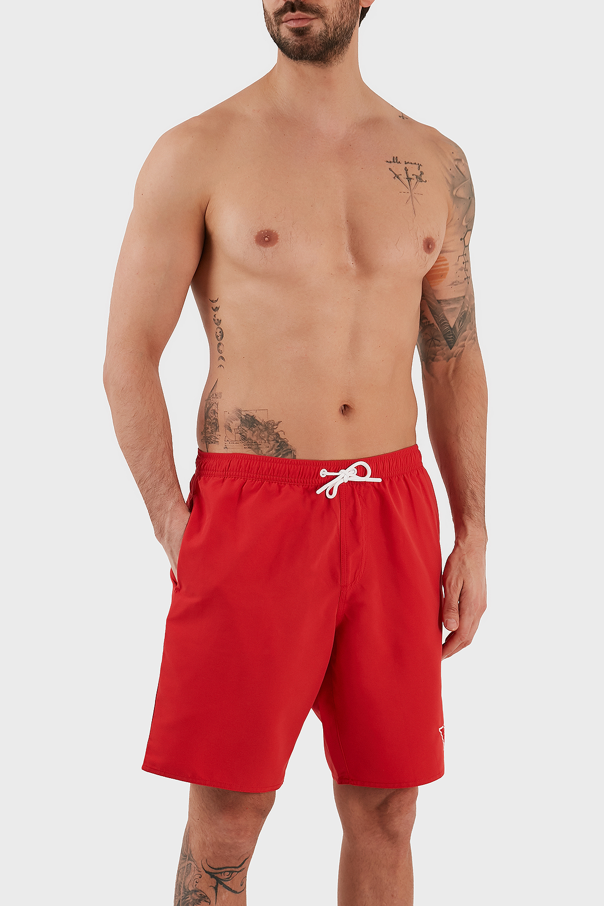 Emporio Armani Regular Fit Cepli Erkek Mayo Short 211753 3R427 00173 KIRMIZI
