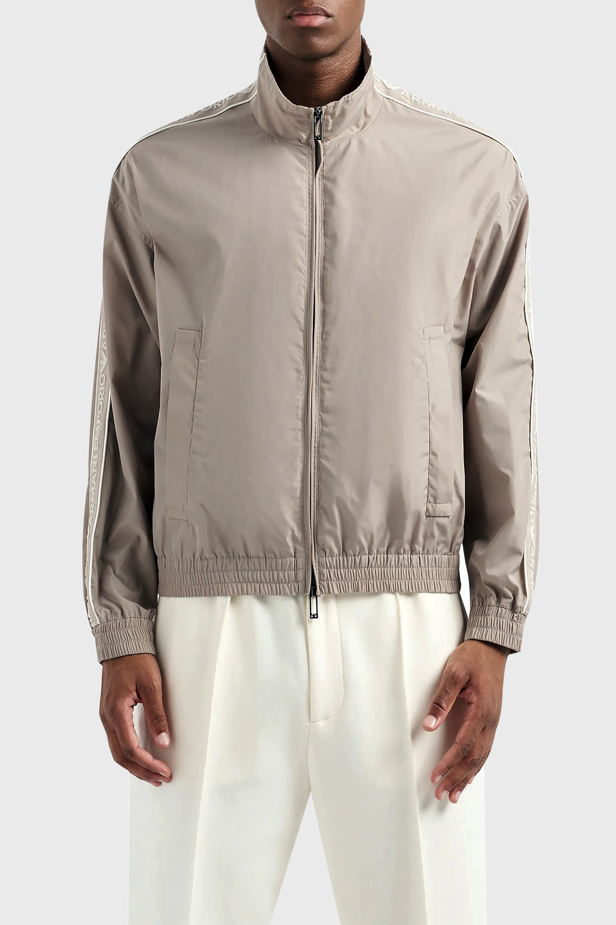 Emporio Armani Regular Fit Dik Yaka Mevsimlik Erkek Mont 3D1BH0 1NMPZ 0650 BEJ