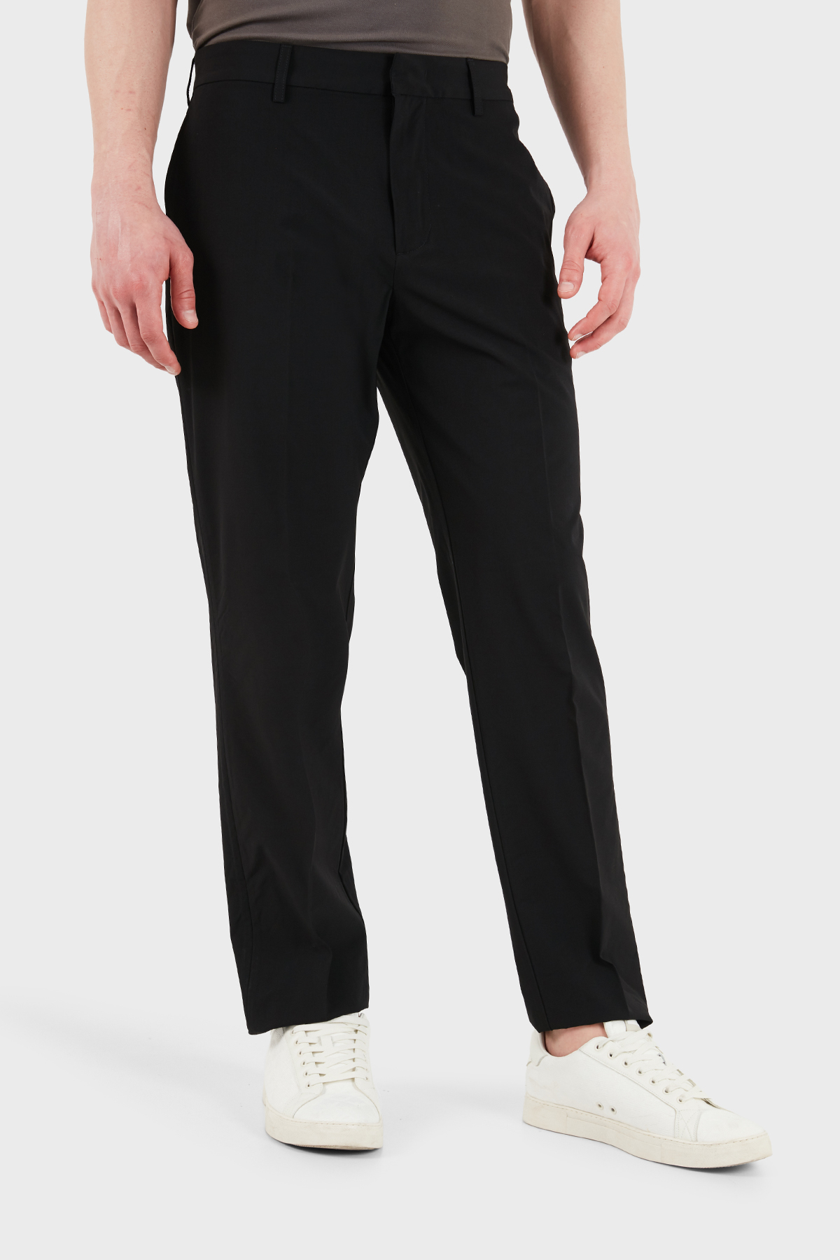 Emporio Armani Regular Fit Normal Bel Daralan Paça Erkek Pantolon EM001505 AF21368 UC001 SİYAH