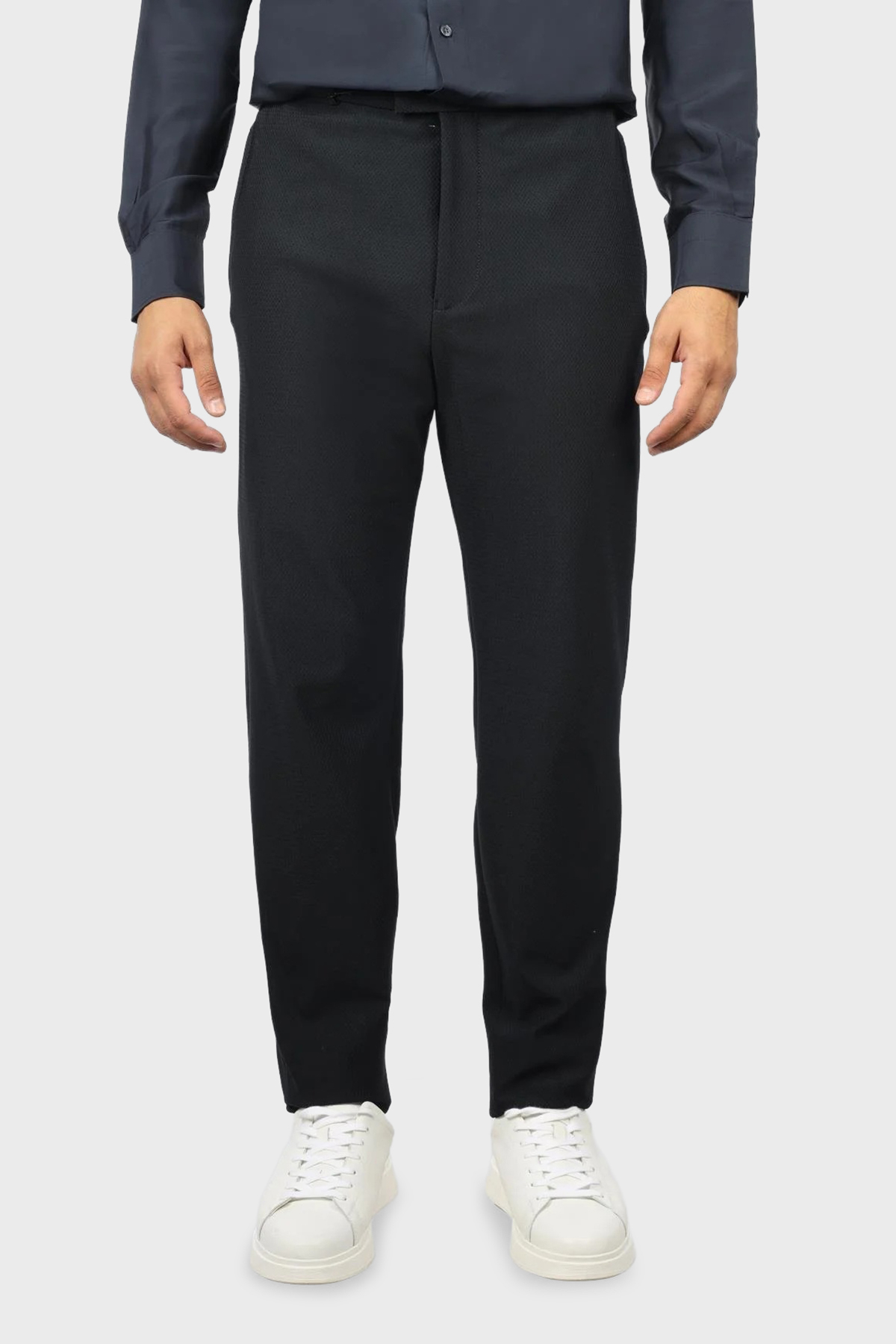 Emporio Armani Regular Fit Normal Bel Düz Paça Erkek Pantolon EM000158 TE11109 UB109 LACİVERT