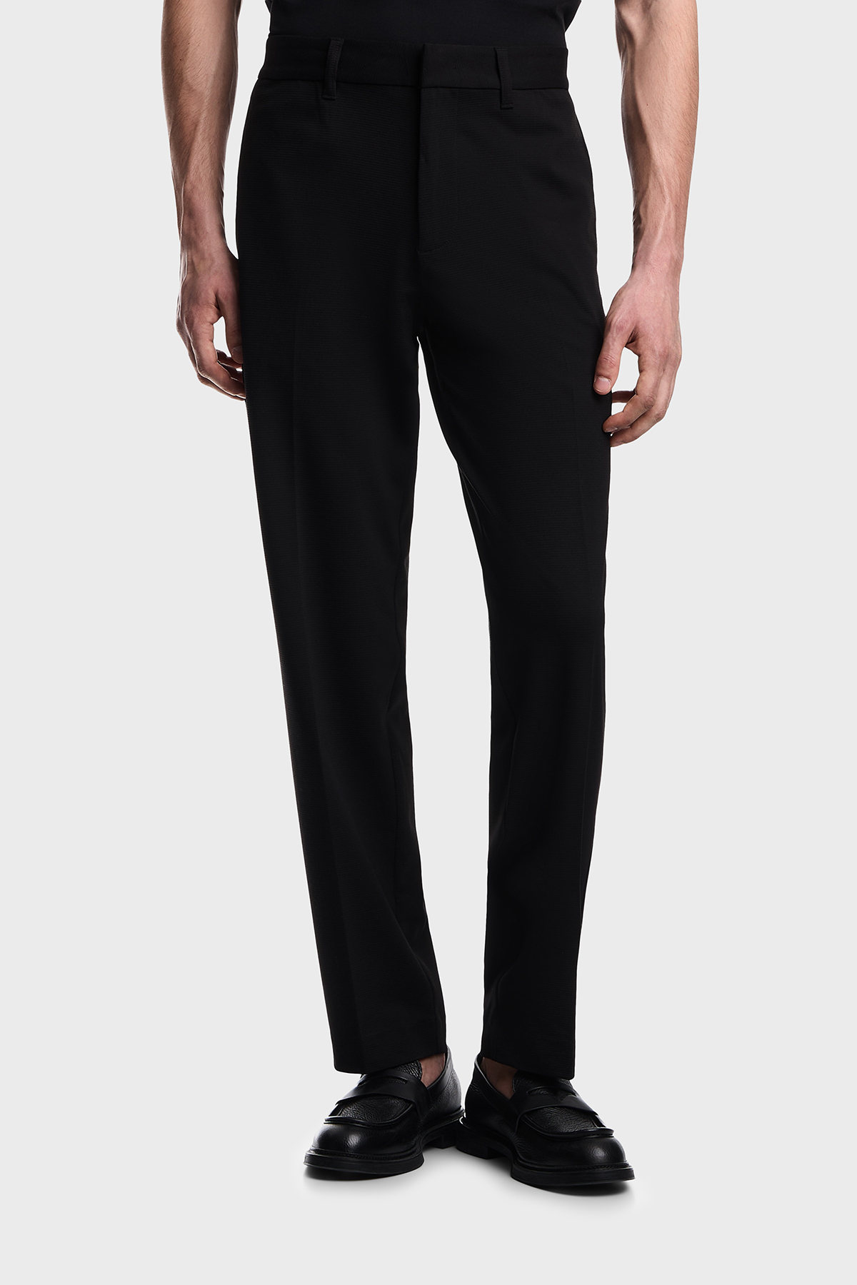 Emporio Armani Regular Fit Normal Bel Düz Paça Erkek Pantolon EM001505 AF24843 UC001 SİYAH
