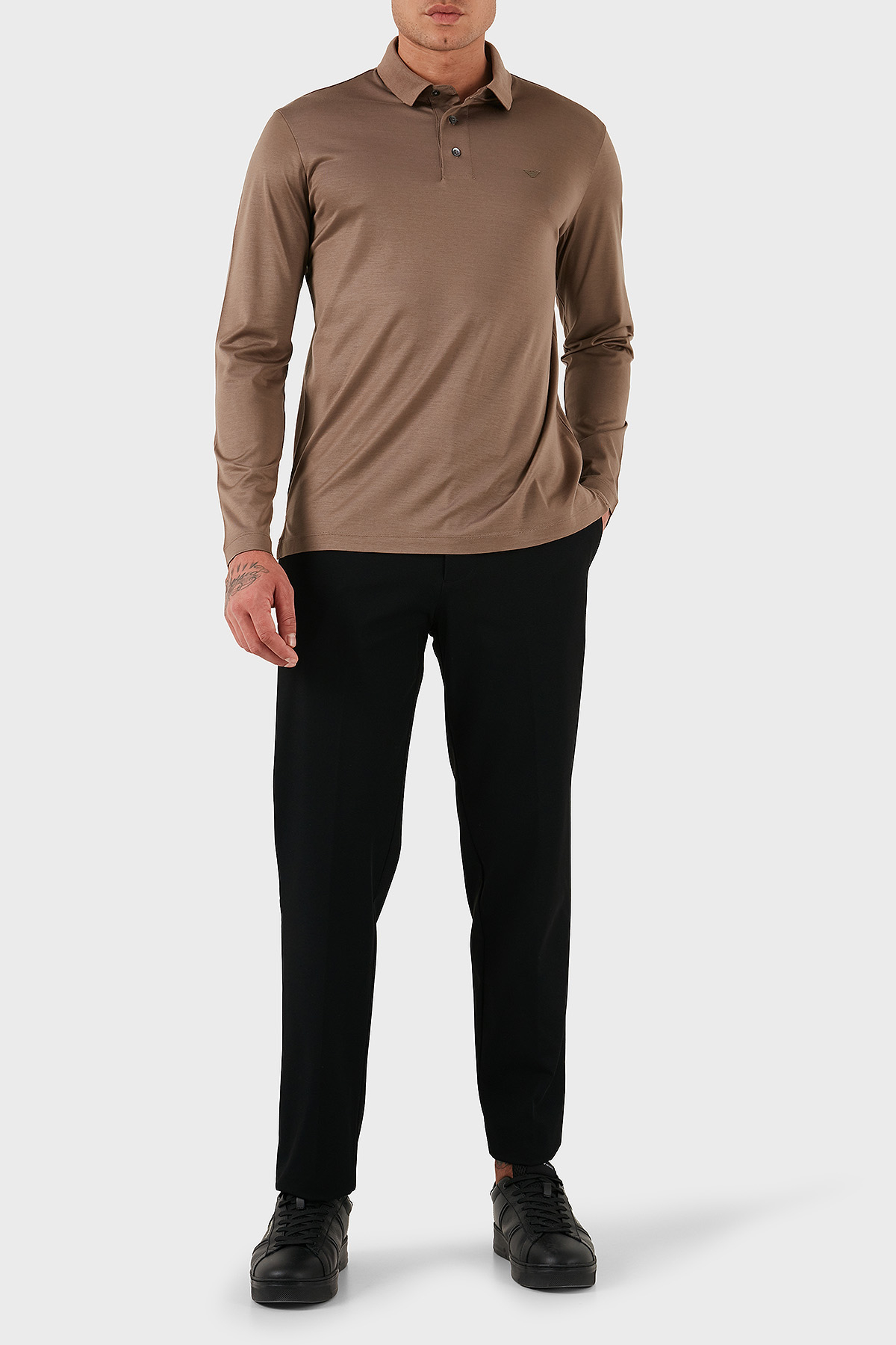 Emporio Armani Regular Fit Normal Bel Düz Paça Klasik Erkek Pantolon EM001505 AF18502 UC001 SİYAH