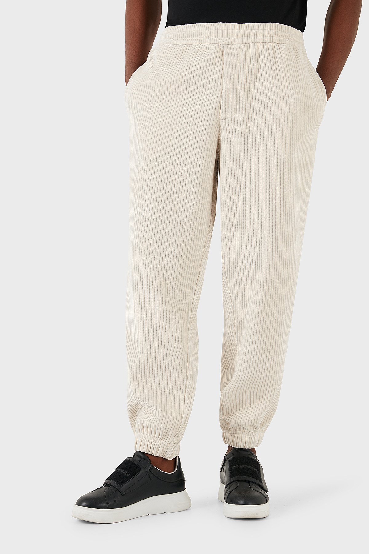 Emporio Armani Regular Fit Normal Bel Jogger Erkek Pantolon 6D1P6V 1JHNZ 0135 EKRU