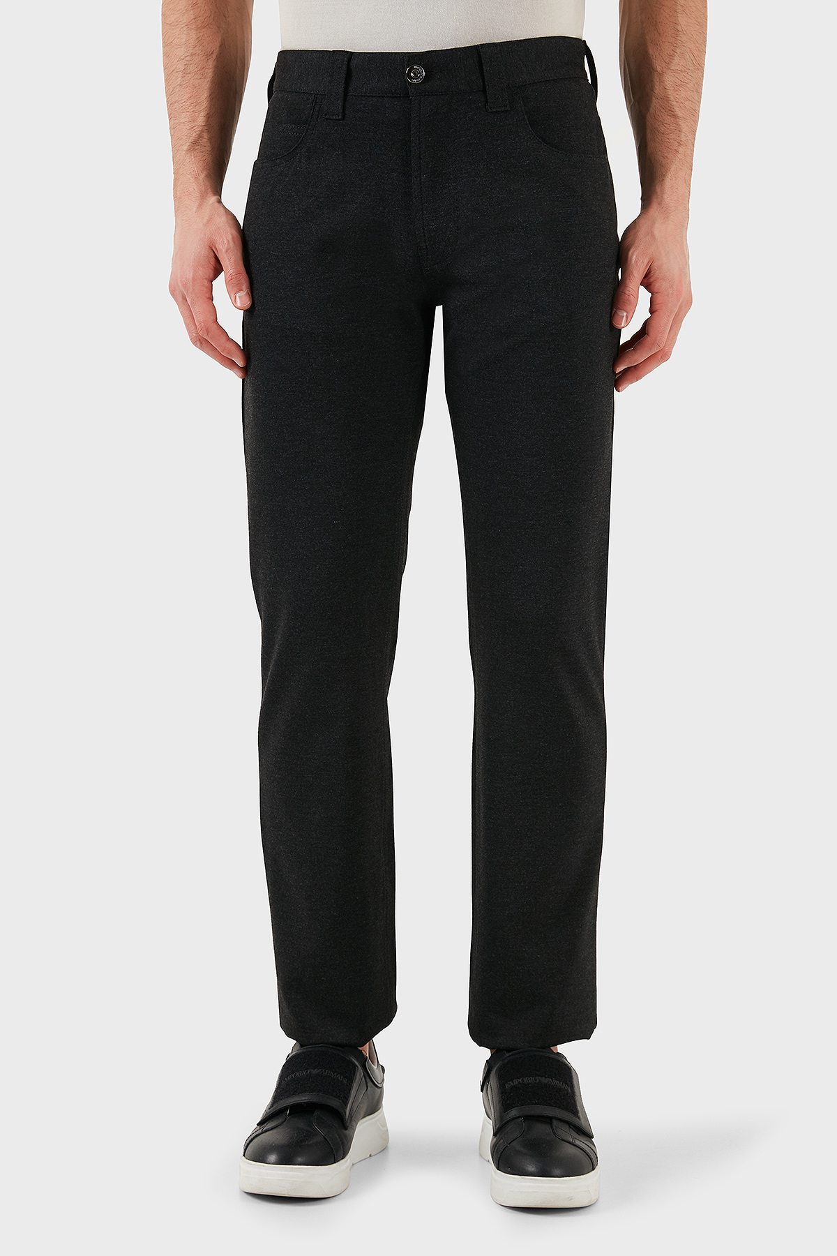 Emporio Armani Slim Fit Normal Bel Düz Paça Jeans Erkek Kot Pantolon EM001713 TE11112 U8113 ANTRASİT