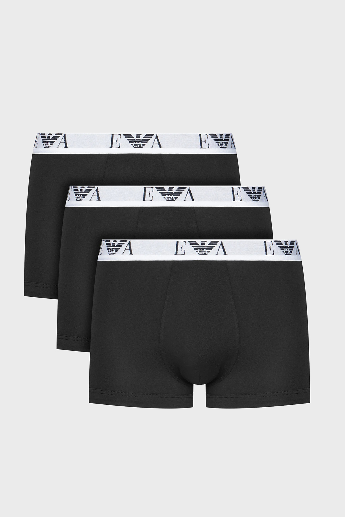 Emporio Armani Streç Pamuklu 3 Pack Erkek Boxer EM000259 AF14131 MC061 SİYAH