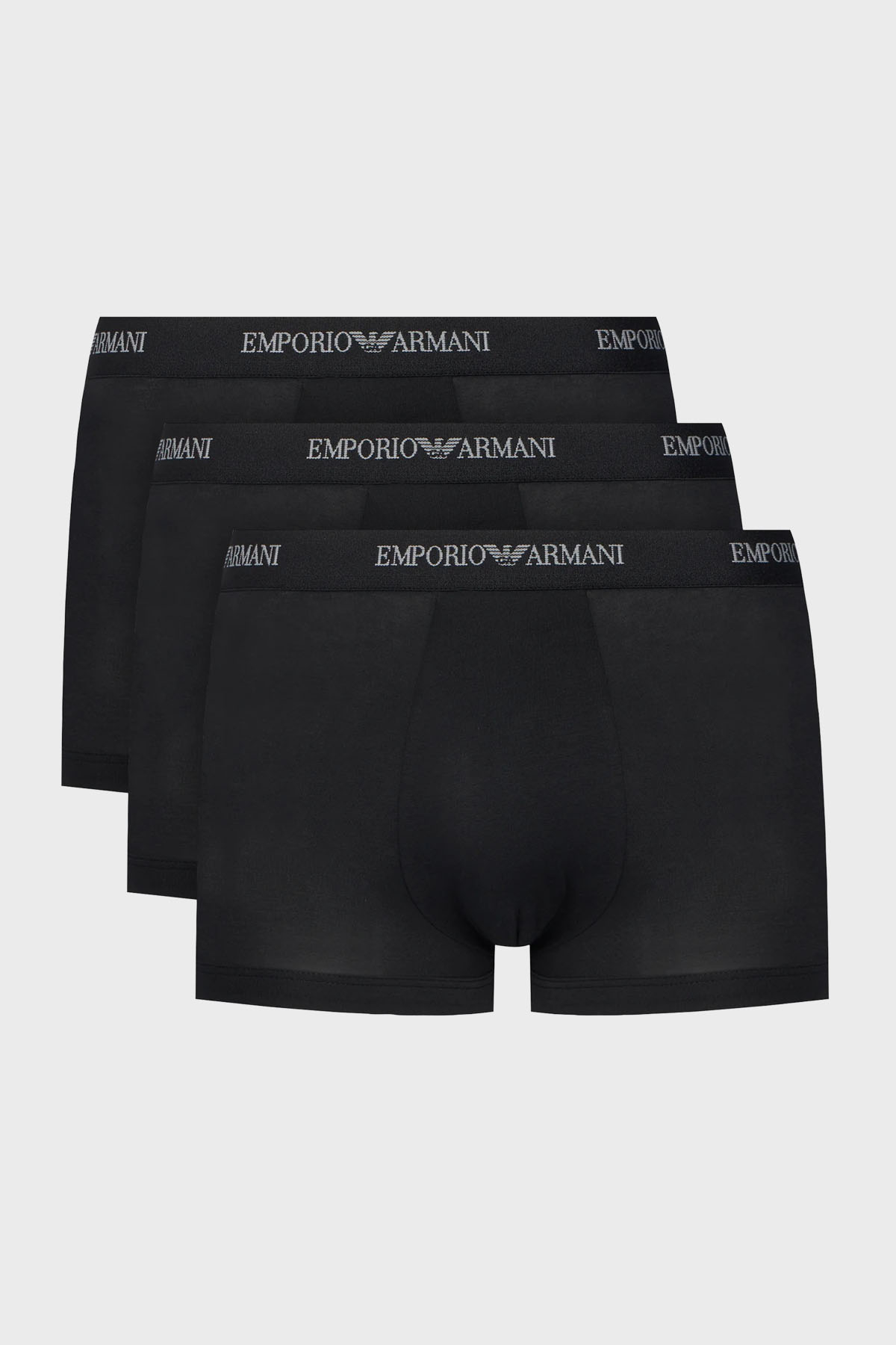 Emporio Armani Streç Pamuklu 3 Pack Erkek Boxer EM000259 AF14132 MC061 SİYAH