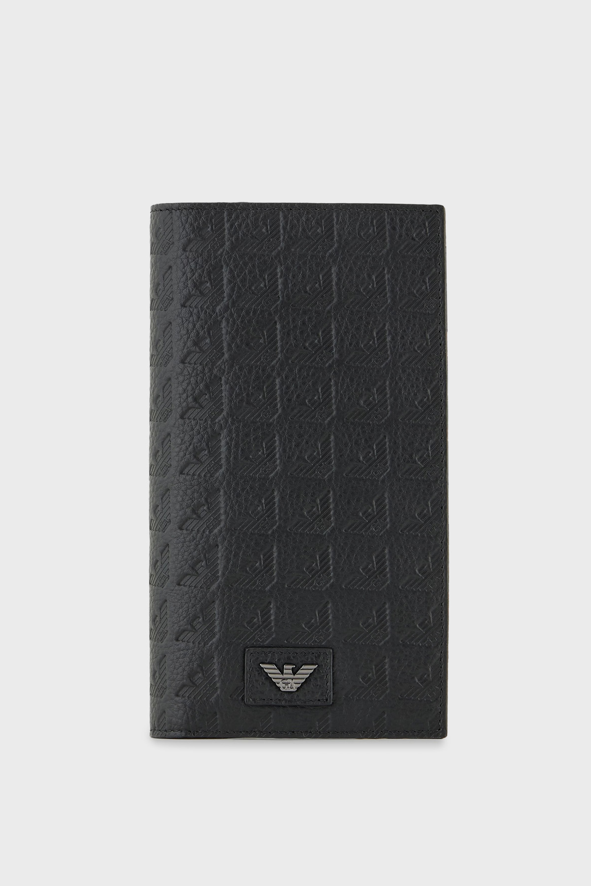 Emporio Armani Tamamı Logolu Deri Erkek Cüzdan EM001742 AF14774 UC001 SİYAH