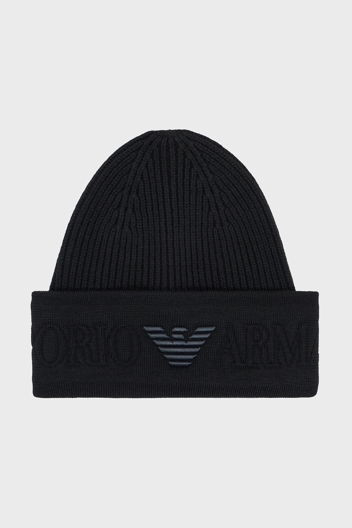 Emporio Armani Yünlü Logolu Erkek Bere EM003750 AF19896 UC001 SİYAH
